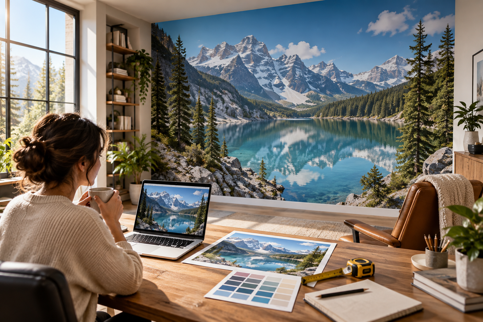 Travel Memory Feature Wall custom wallpaper case study