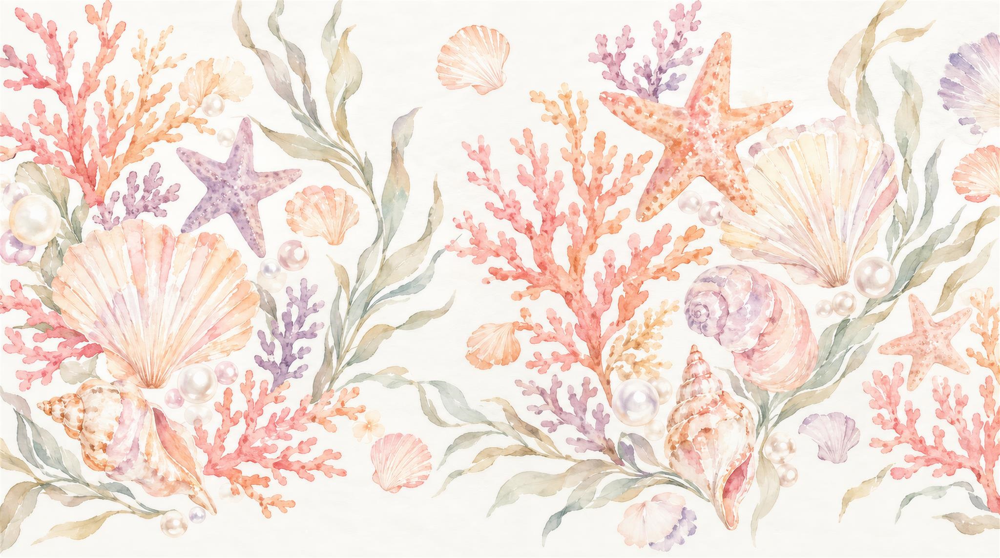 Soft Pastel Decorative Wall Art Wallpaper Mural Main