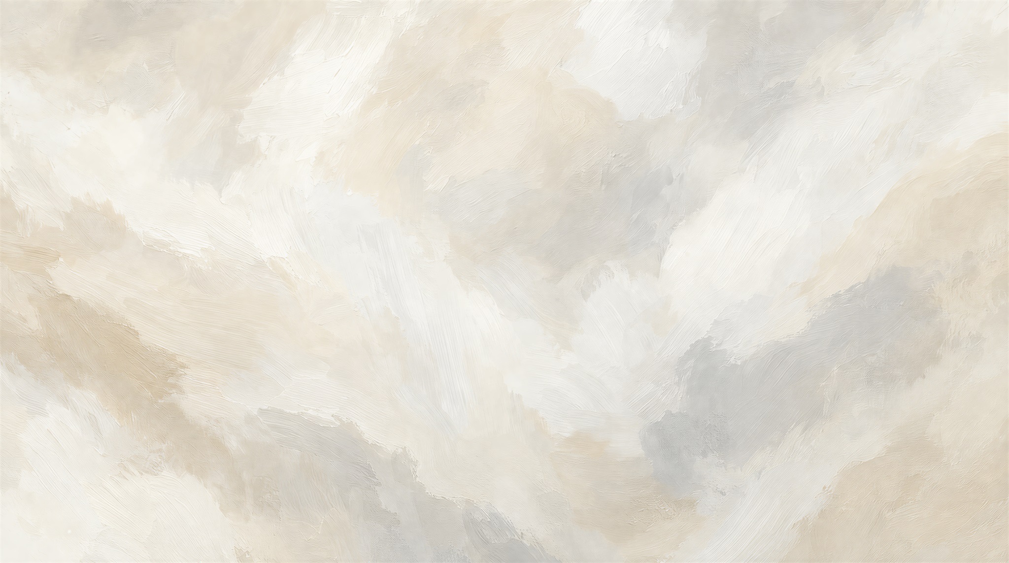 Ivory Soft Cloudscape Wallpaper Mural Main