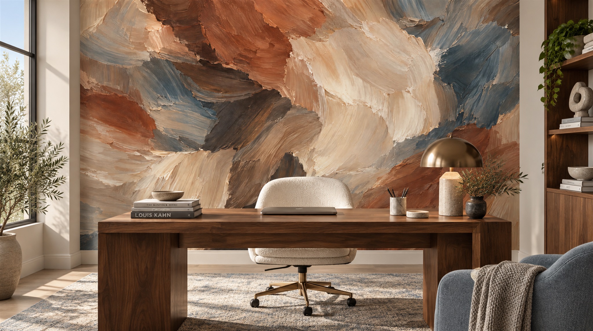 Natural Abstract Geometry Wallpaper Mural Scene