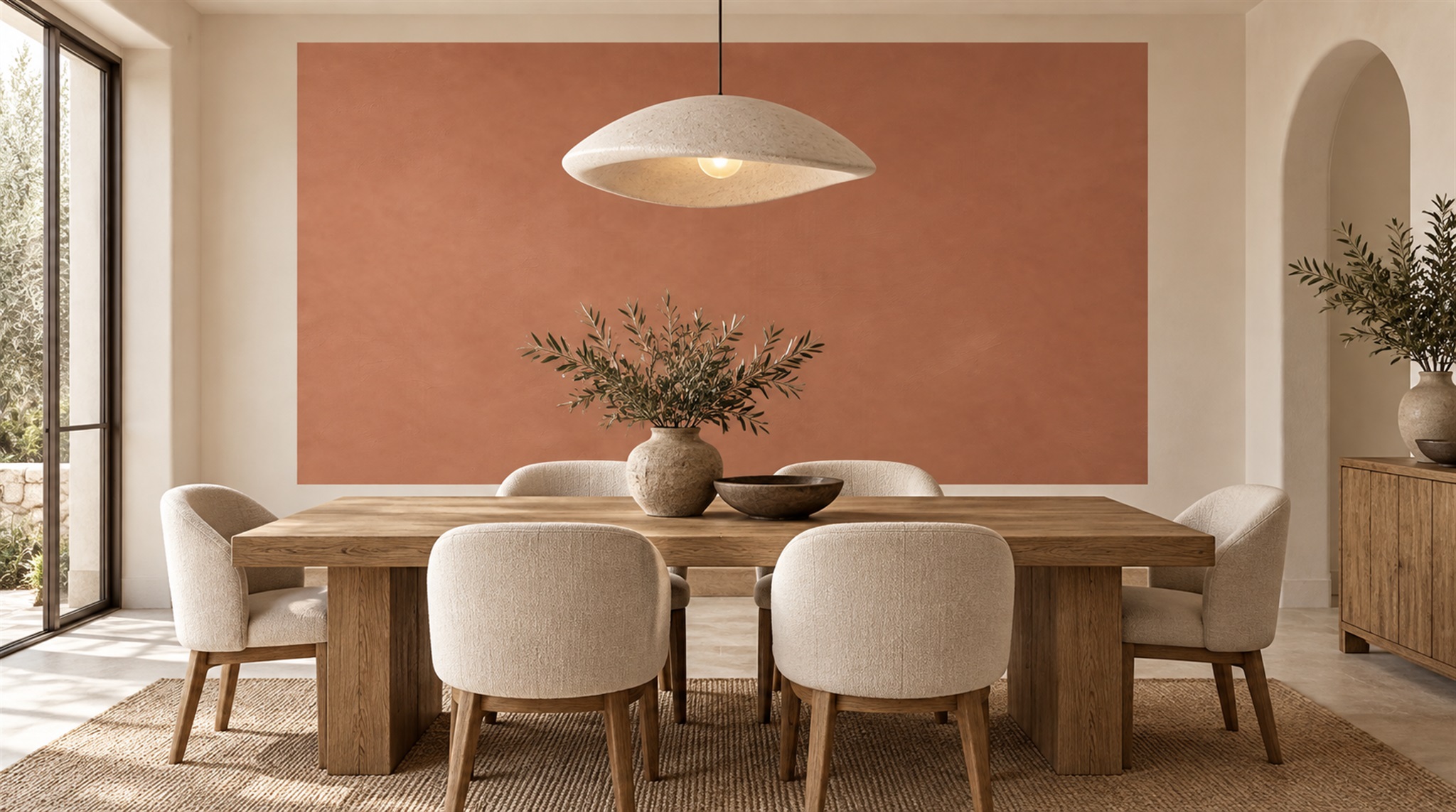 Neutral Decorative Wall Art Wallpaper Mural Scene