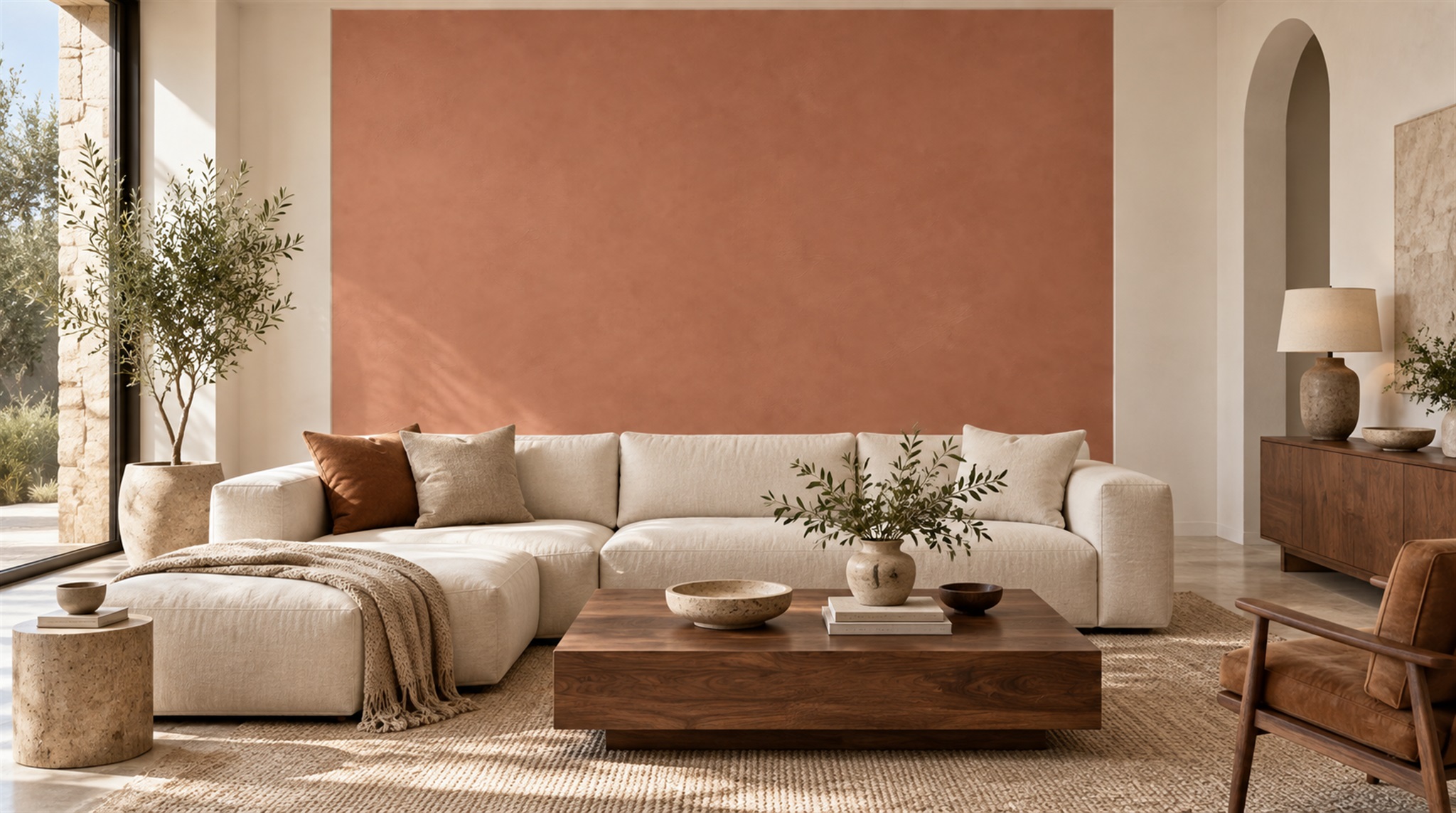 Neutral Decorative Wall Art Wallpaper Mural Scene