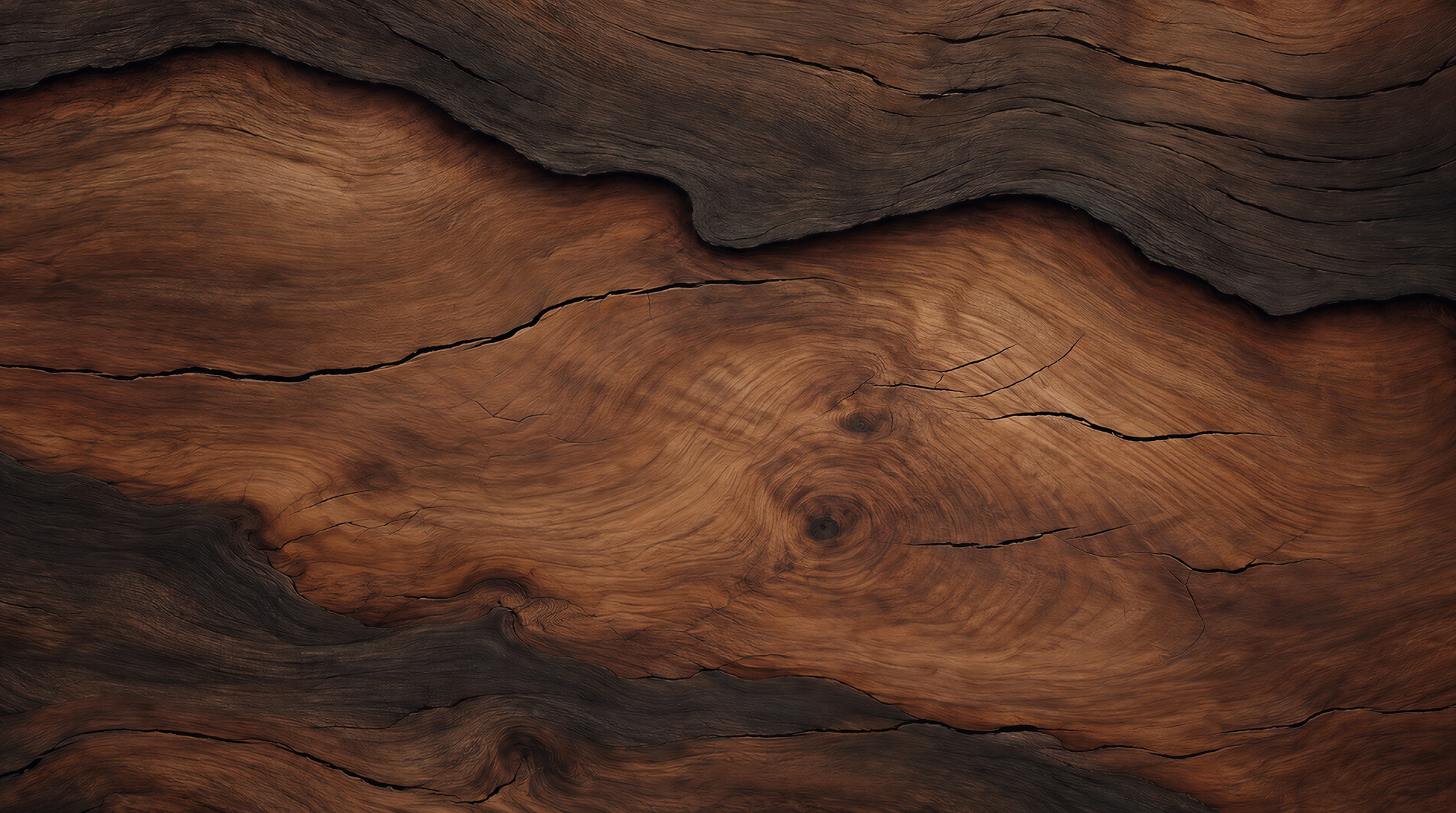 Brown Wood Grain Wallpaper Mural Main