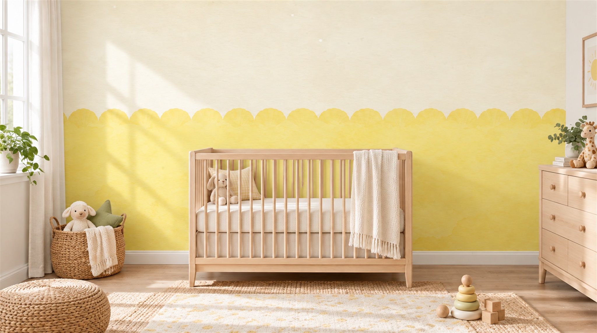 Gold Decorative Wall Art Wallpaper Mural Scene