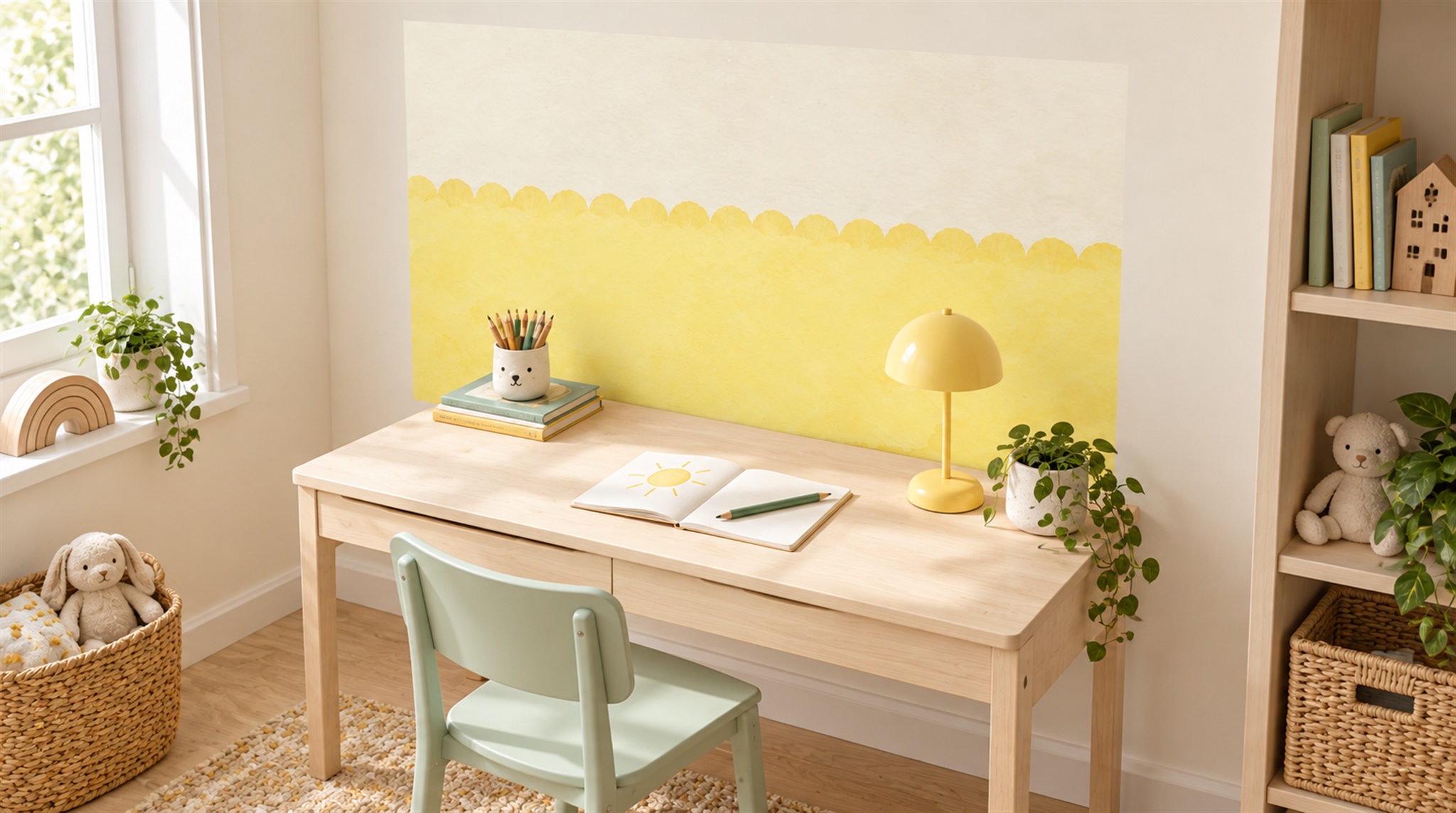 Gold Decorative Wall Art Wallpaper Mural Scene