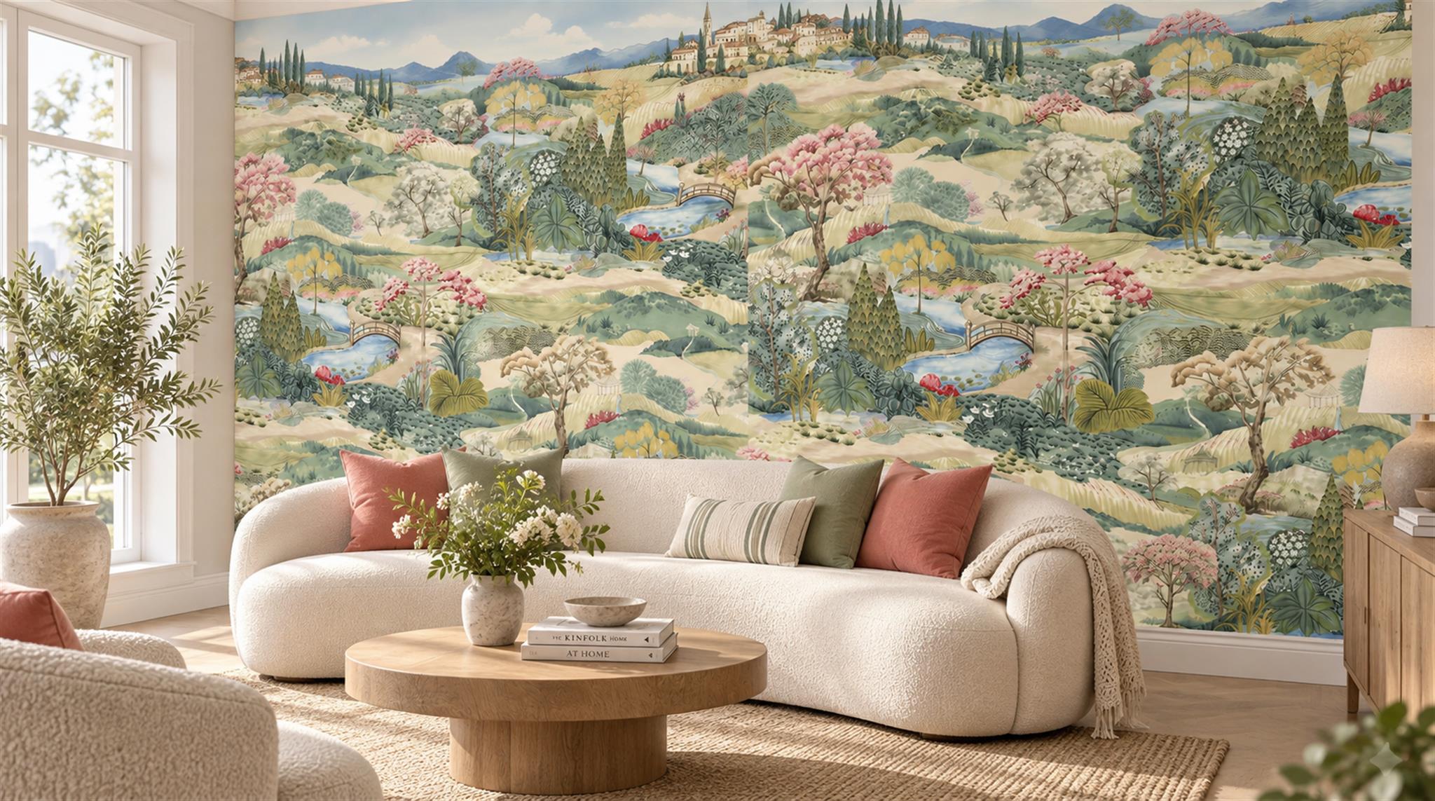 Natural Decorative Wall Art Wallpaper Mural Scene