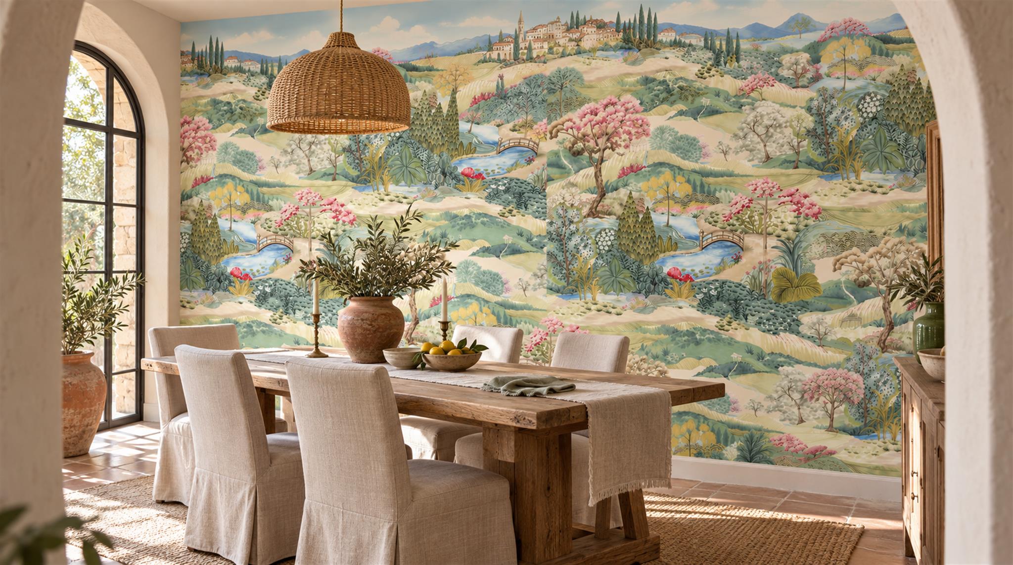 Natural Decorative Wall Art Wallpaper Mural Scene