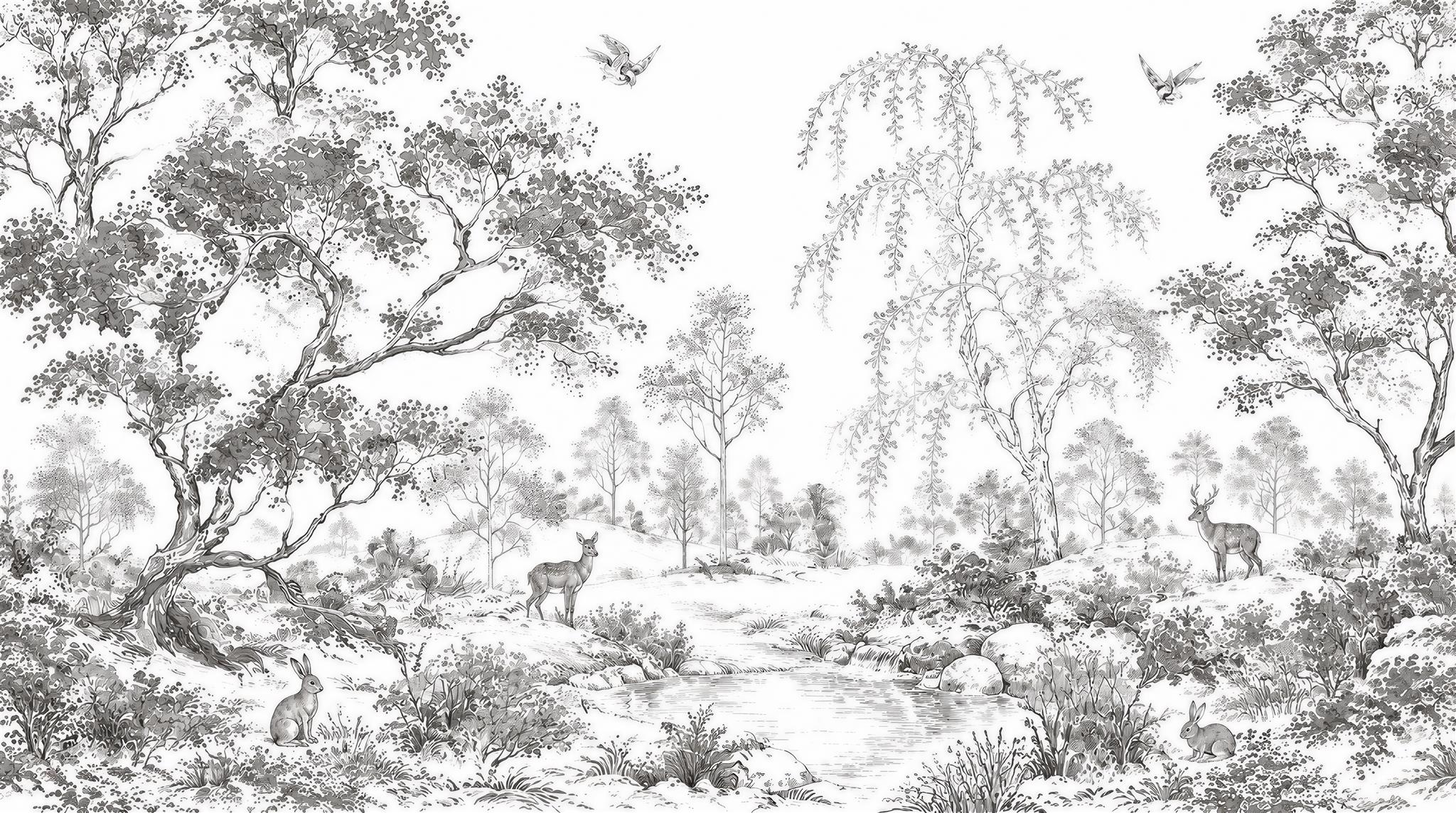 Natural Decorative Wall Art Wallpaper Mural Main