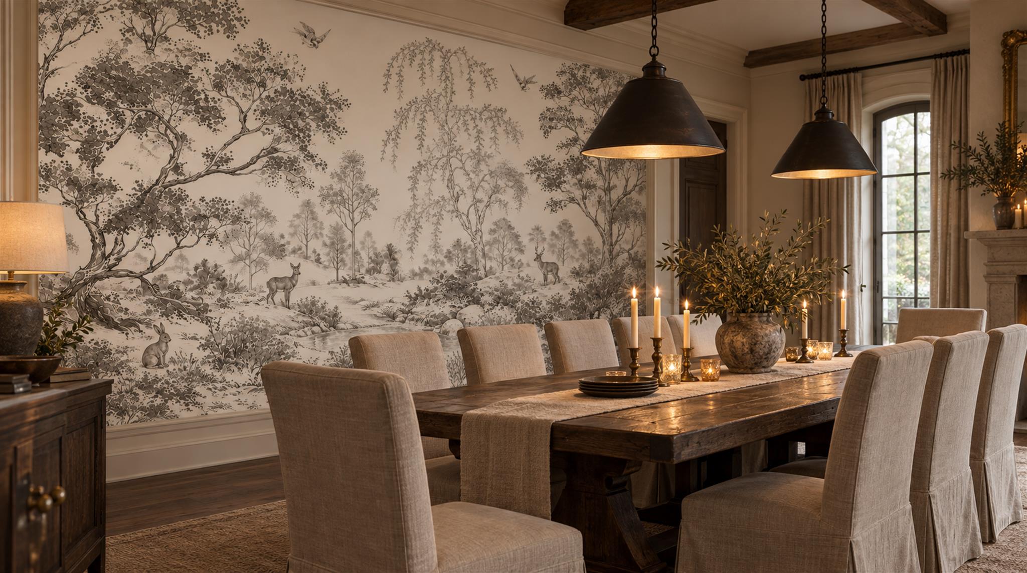 Natural Decorative Wall Art Wallpaper Mural Scene