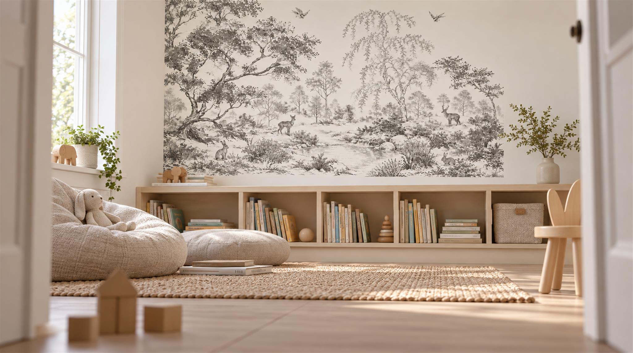 Natural Decorative Wall Art Wallpaper Mural Scene