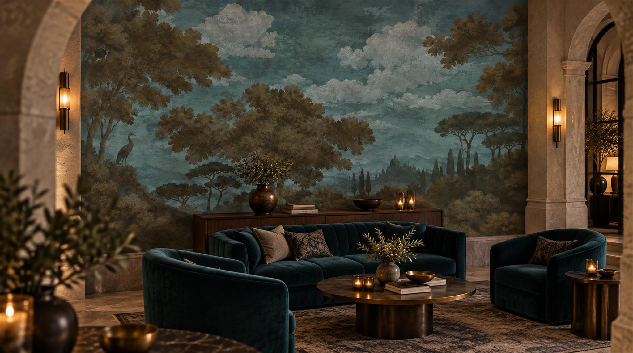 Natural Decorative Wall Art Wallpaper Mural Scene