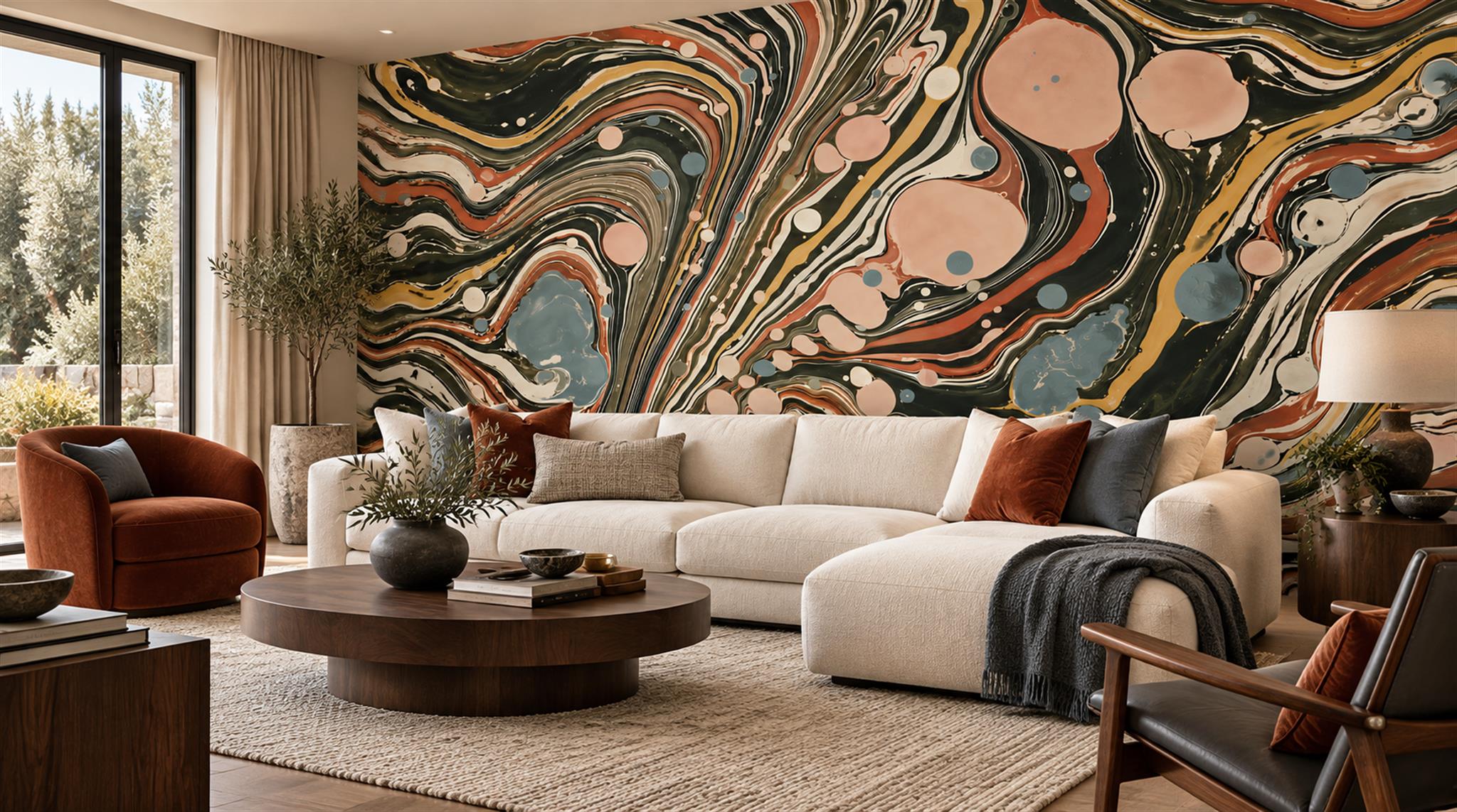 Natural Decorative Wall Art Wallpaper Mural Scene