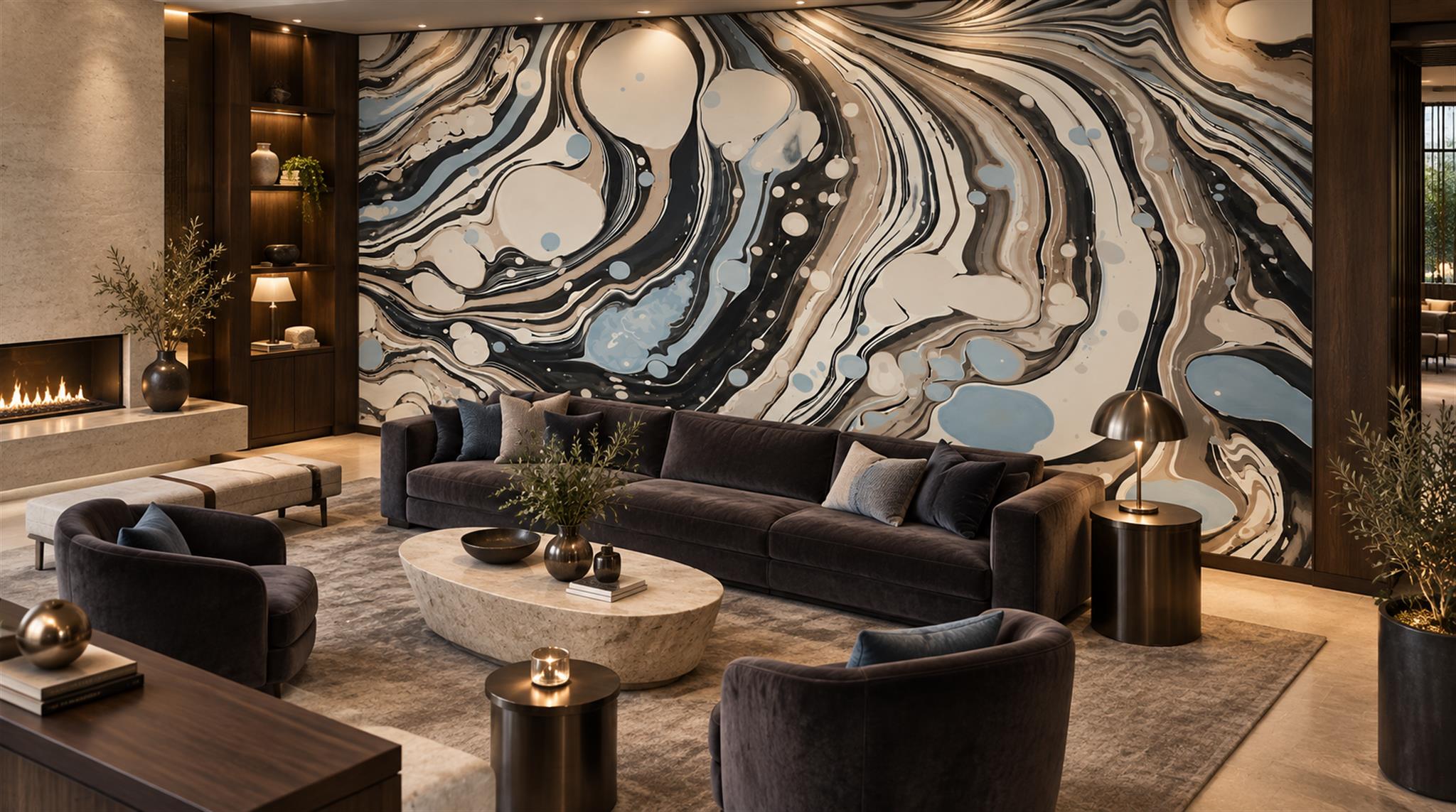 Natural Decorative Wall Art Wallpaper Mural Scene