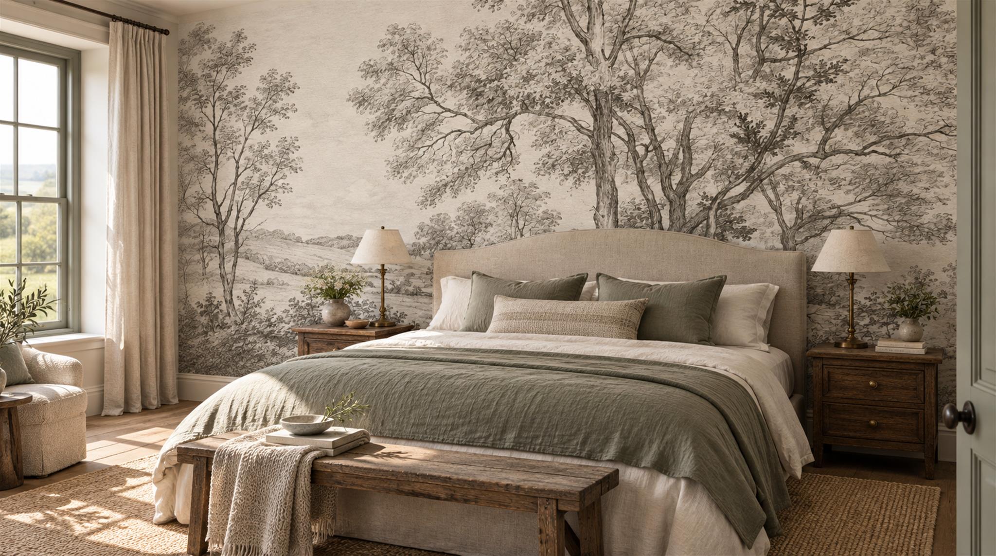 Natural Decorative Wall Art Wallpaper Mural Scene