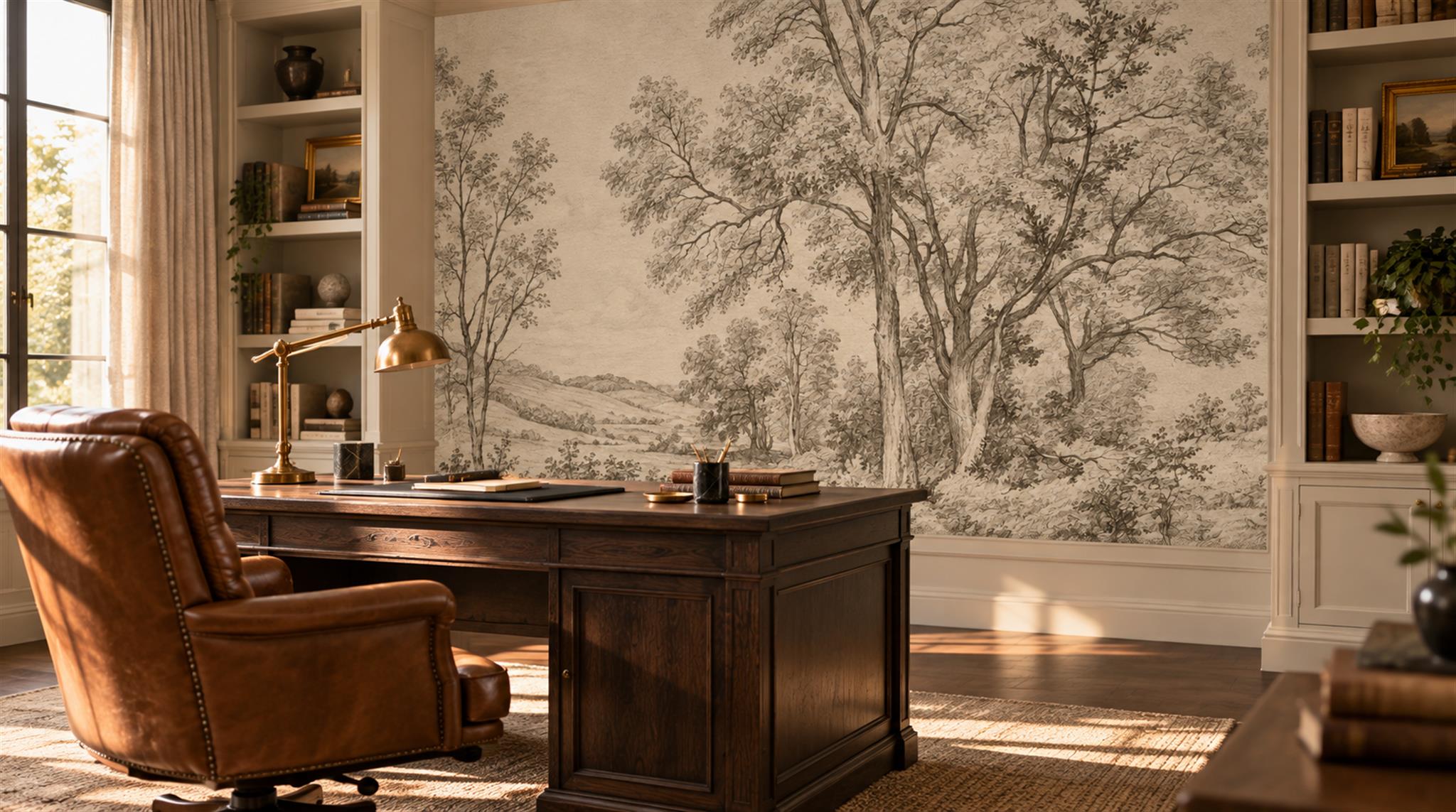 Natural Decorative Wall Art Wallpaper Mural Scene