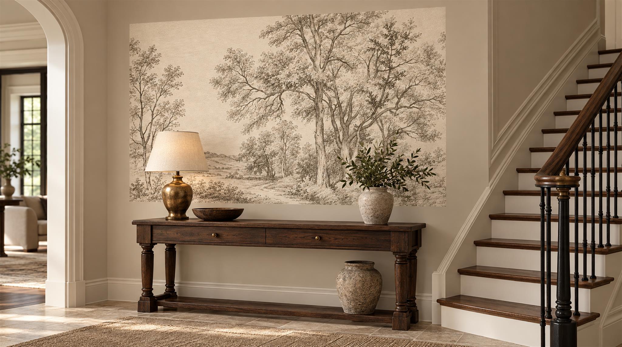 Natural Decorative Wall Art Wallpaper Mural Scene