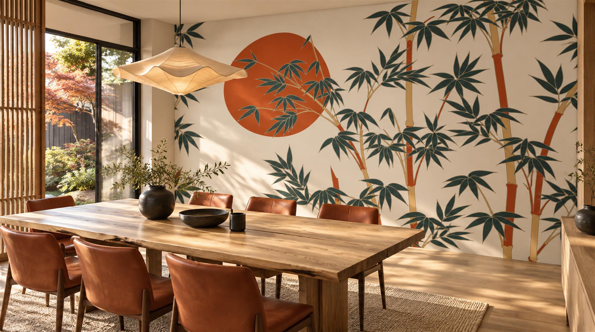 Neutral Decorative Wall Art Wallpaper Mural Scene