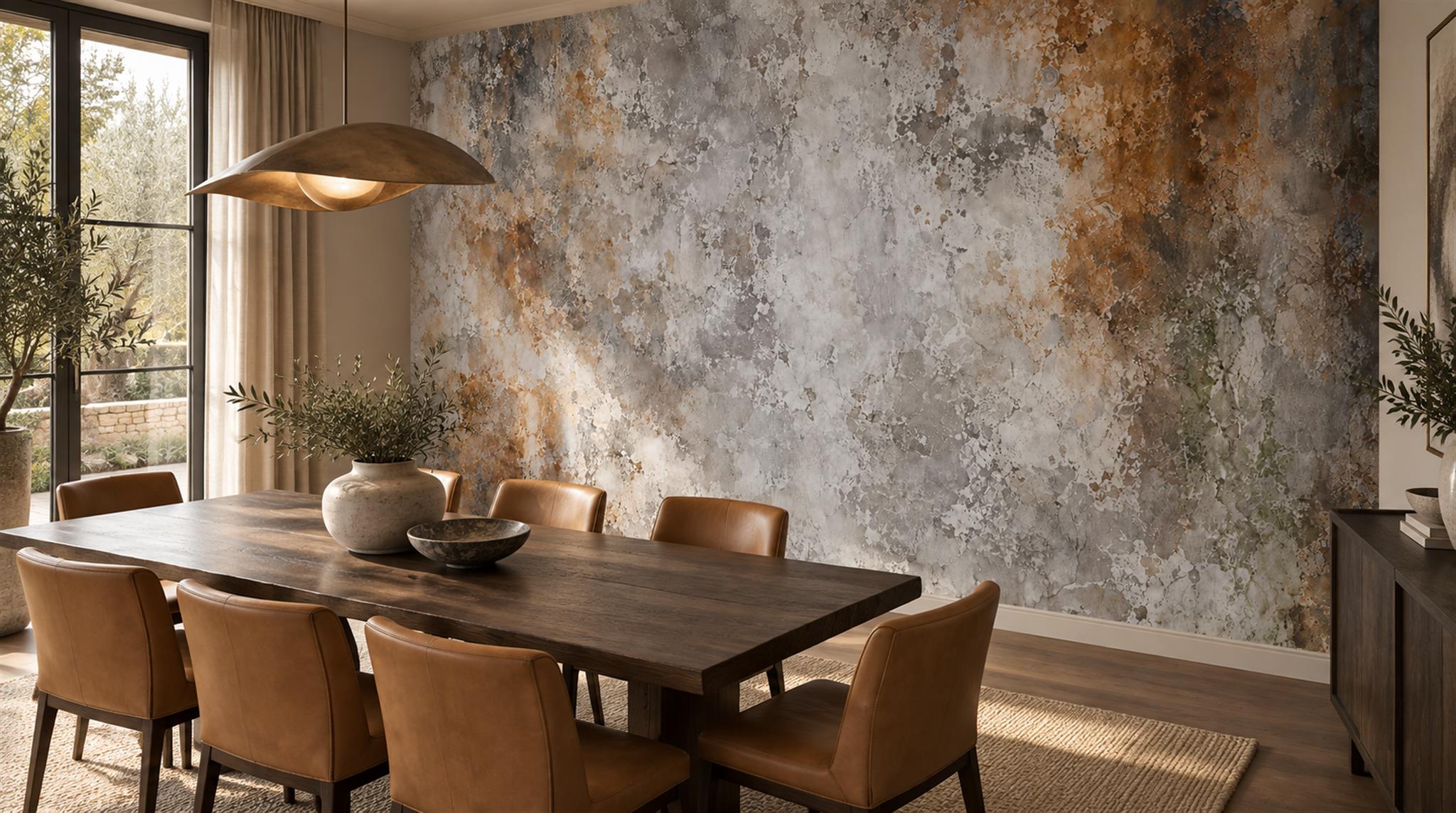 Grey Stone Texture Wallpaper Mural Scene