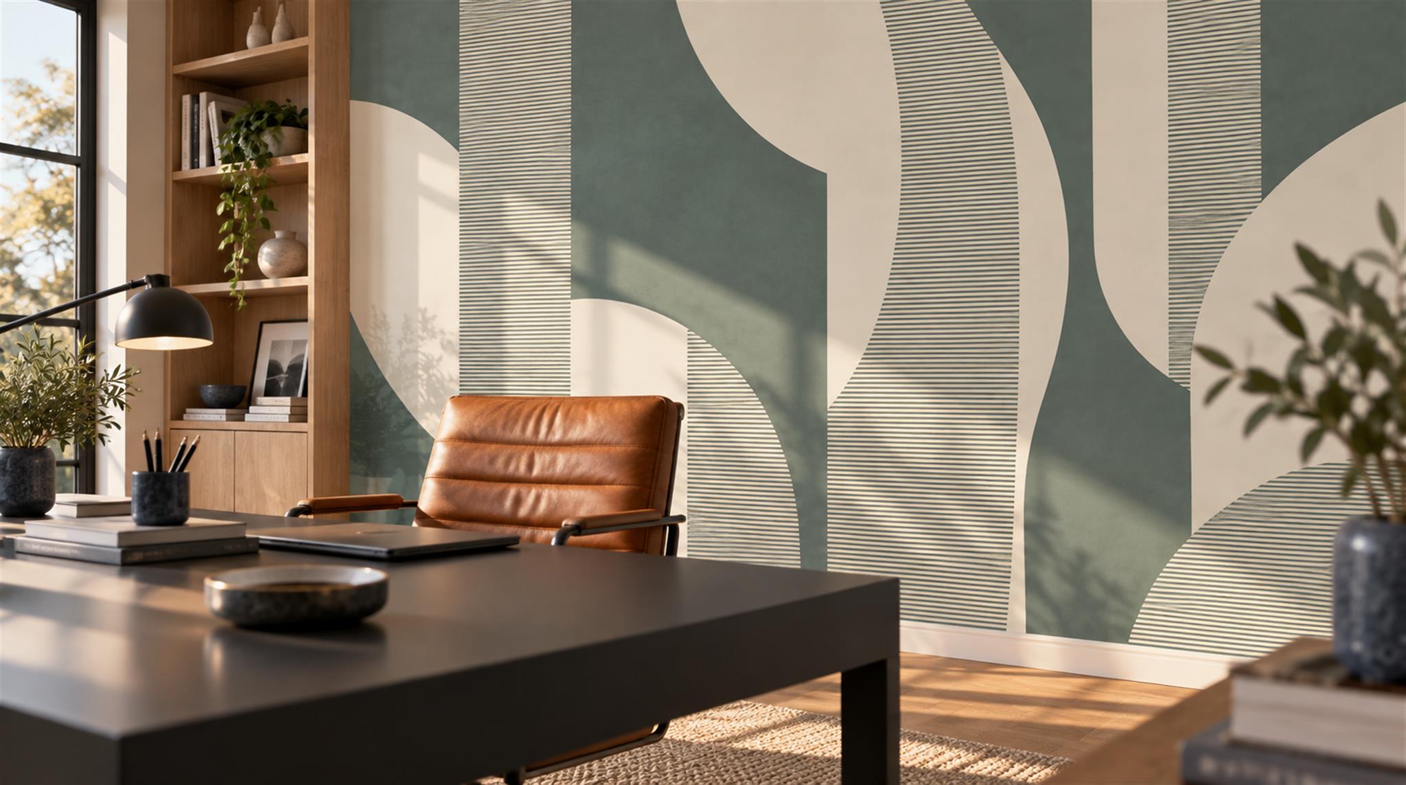 Neutral Decorative Wall Art Wallpaper Mural Scene