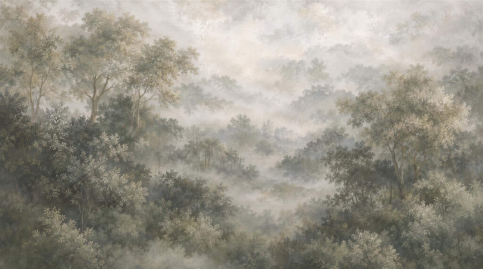 Grey Decorative Wall Art Wallpaper Mural Main