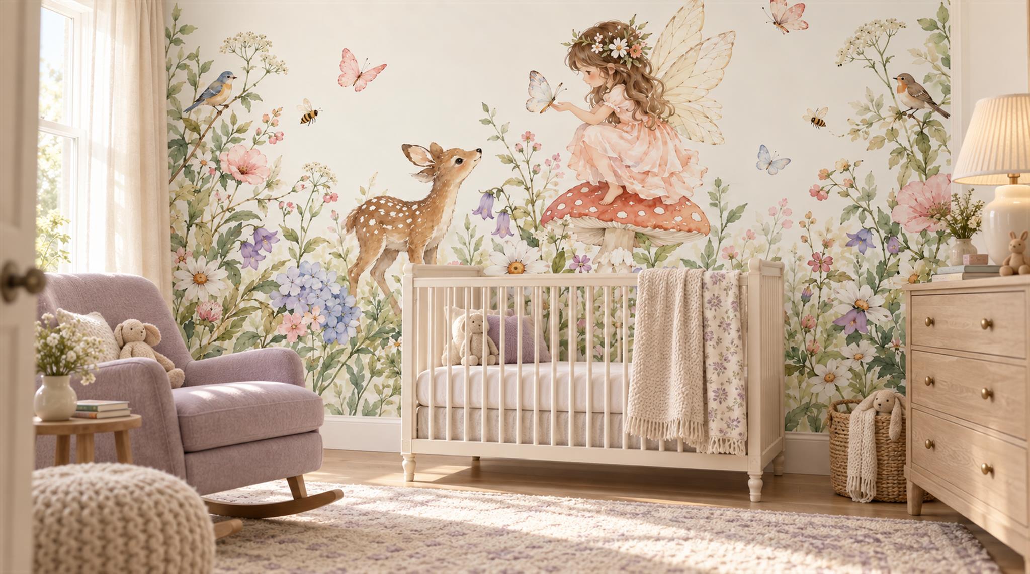 Ivory Decorative Wall Art Wallpaper Mural Scene
