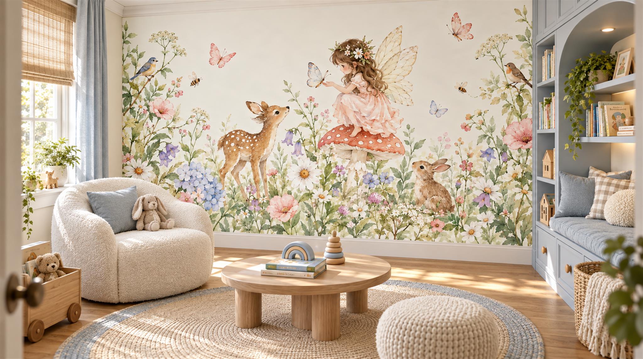 Ivory Decorative Wall Art Wallpaper Mural Scene