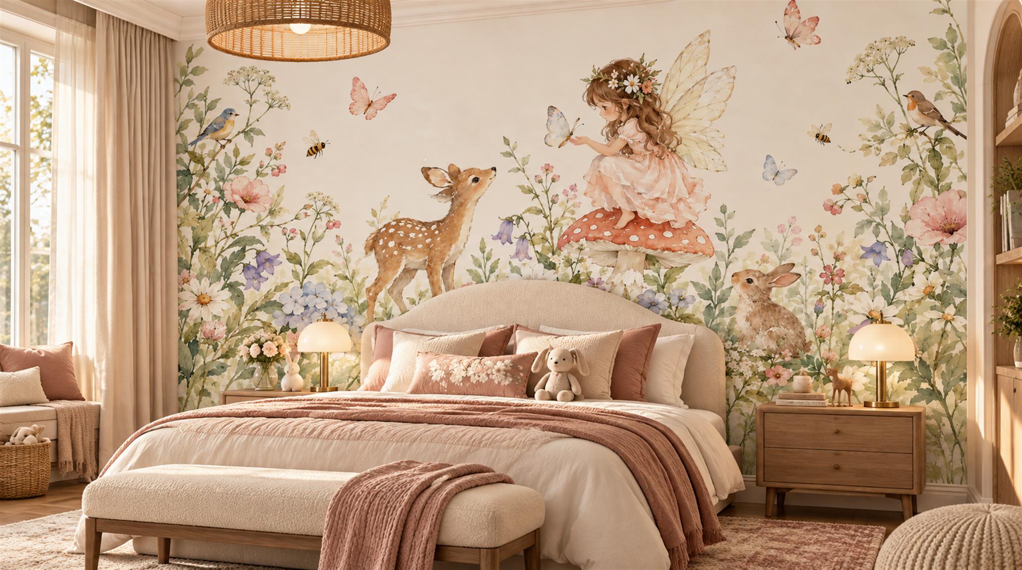 Ivory Decorative Wall Art Wallpaper Mural Scene