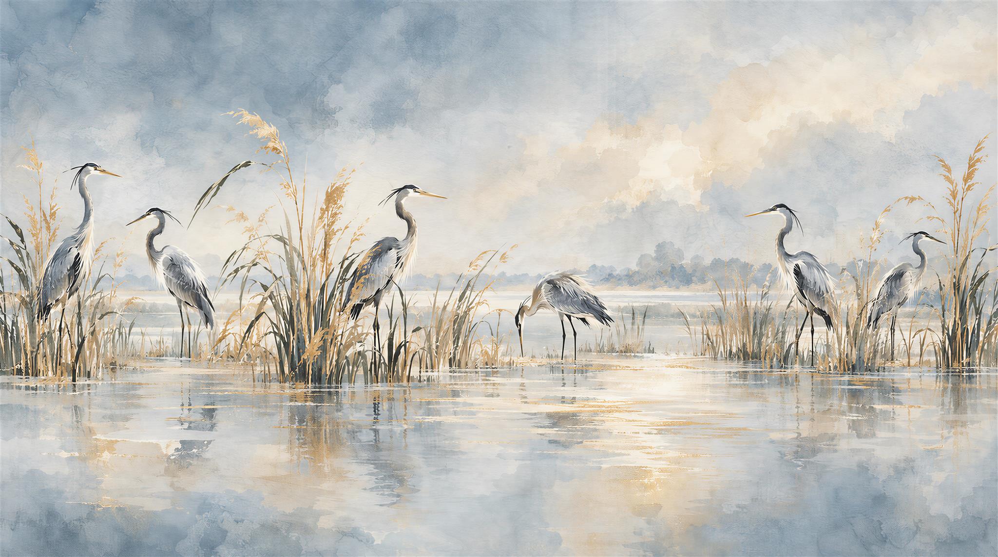 Grey Decorative Wall Art Wallpaper Mural Main