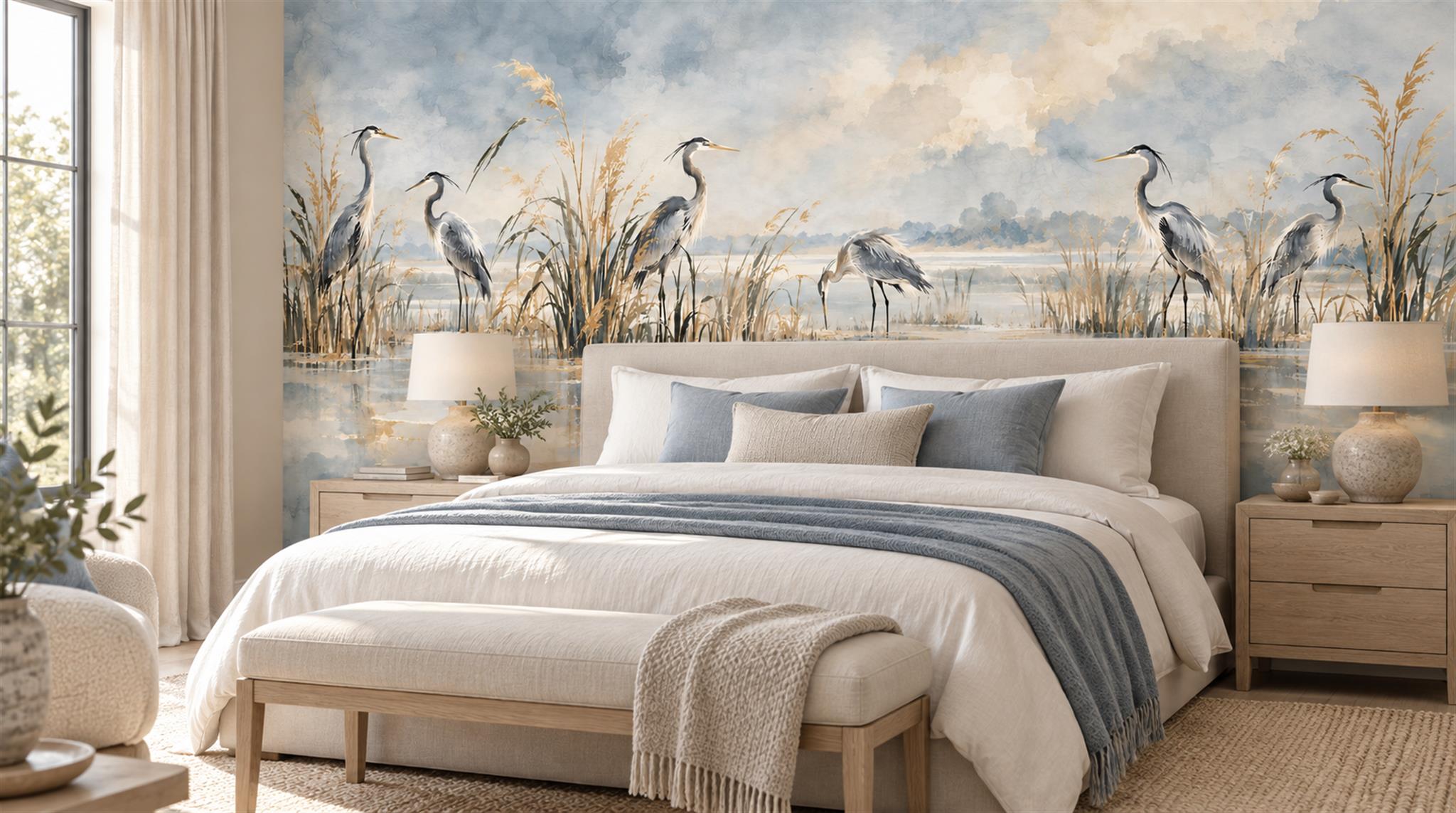 Grey Decorative Wall Art Wallpaper Mural Scene
