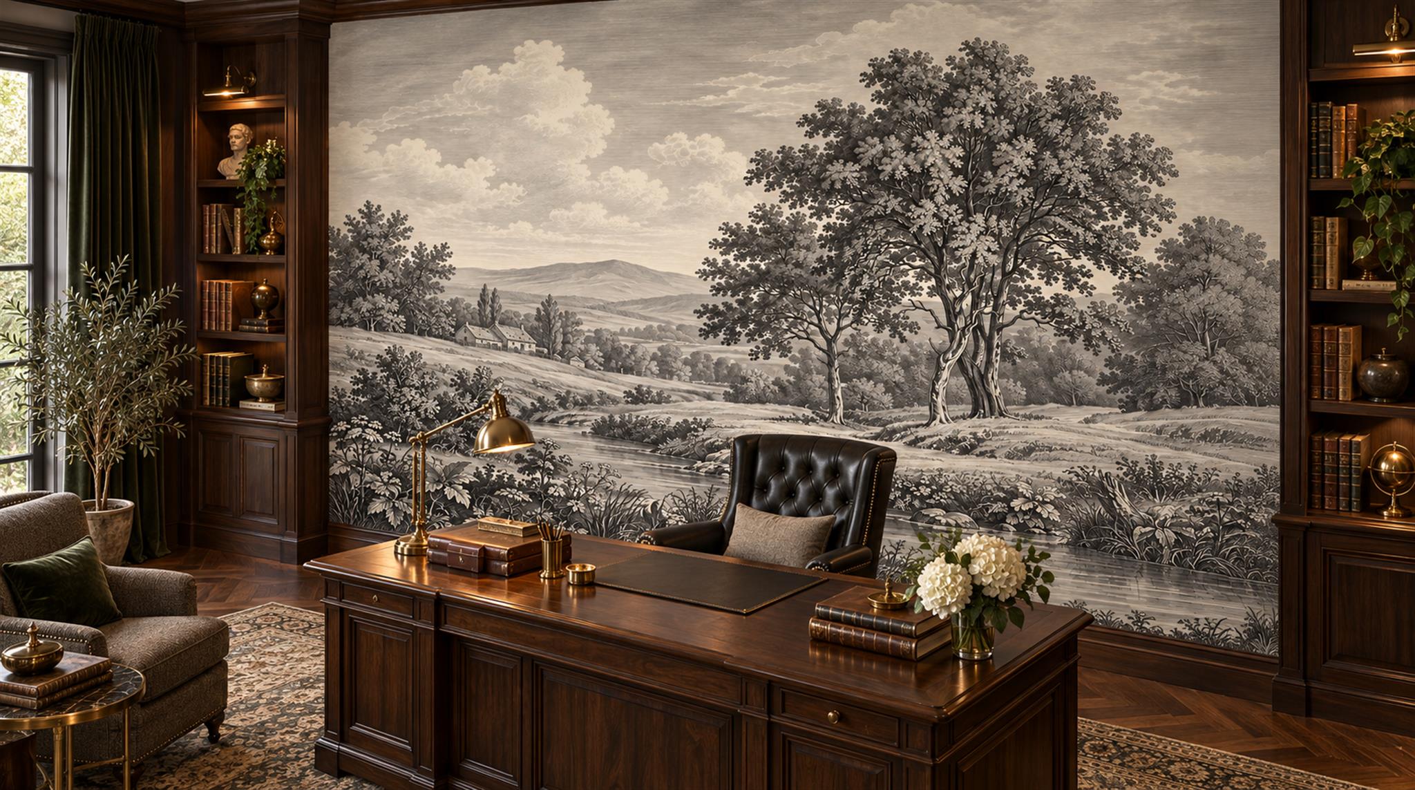 Natural Decorative Wall Art Wallpaper Mural Main
