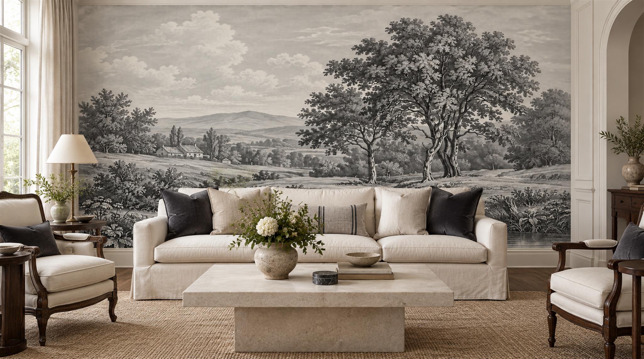 Natural Decorative Wall Art Wallpaper Mural Scene