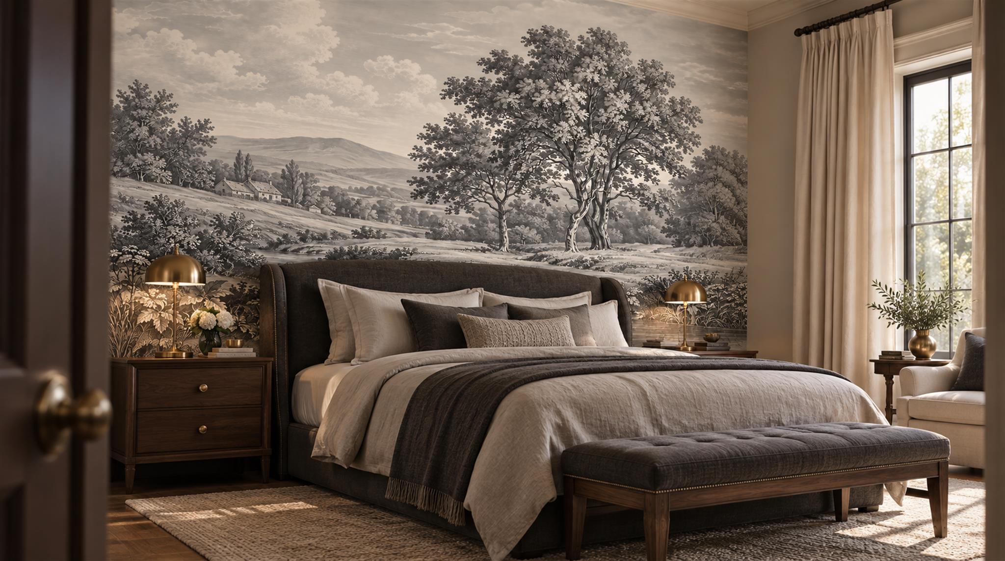 Natural Decorative Wall Art Wallpaper Mural Scene