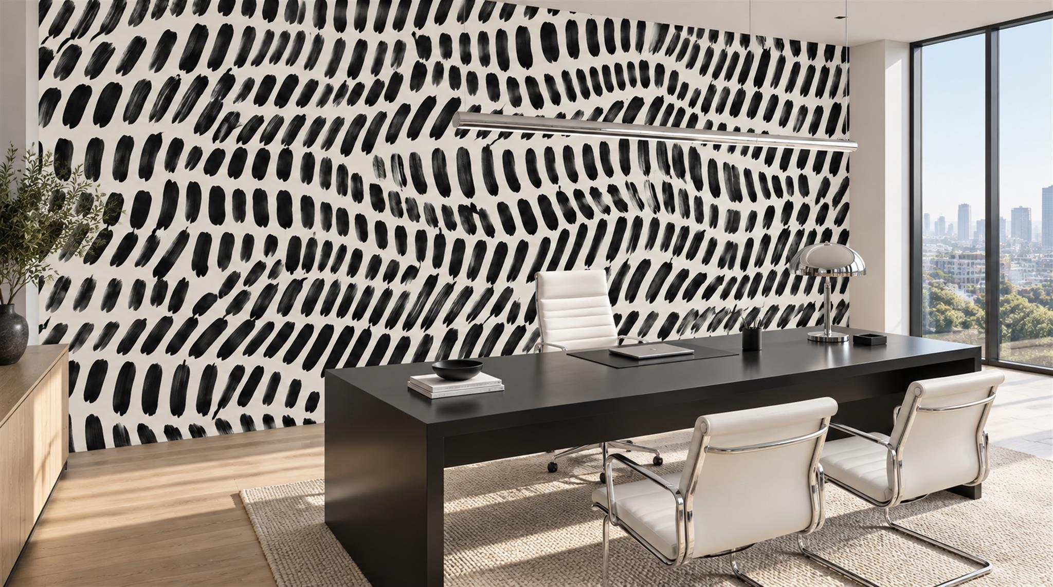 Natural Layered Foliage Wallpaper Mural Scene