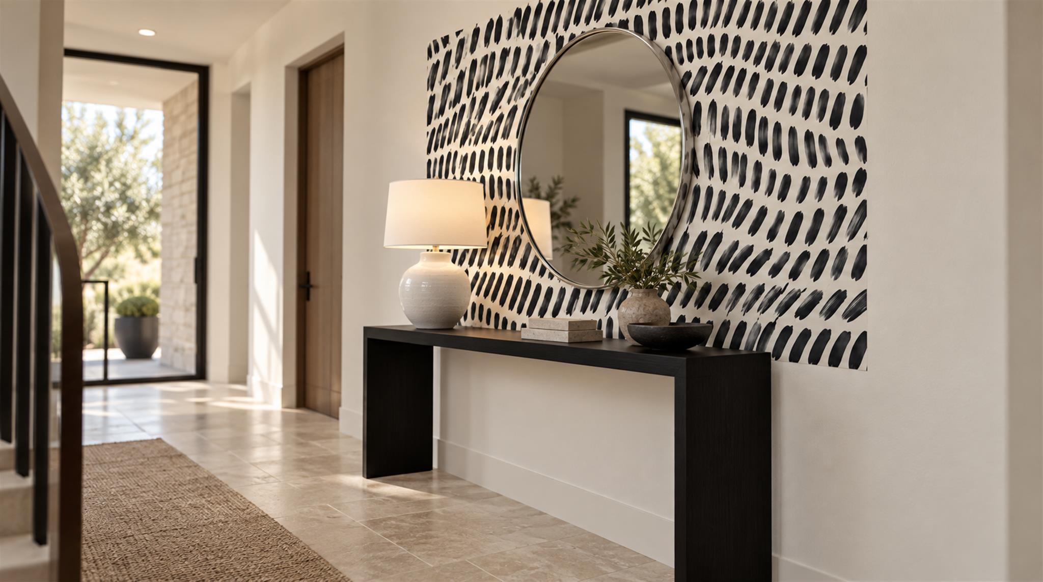 Natural Layered Foliage Wallpaper Mural Scene