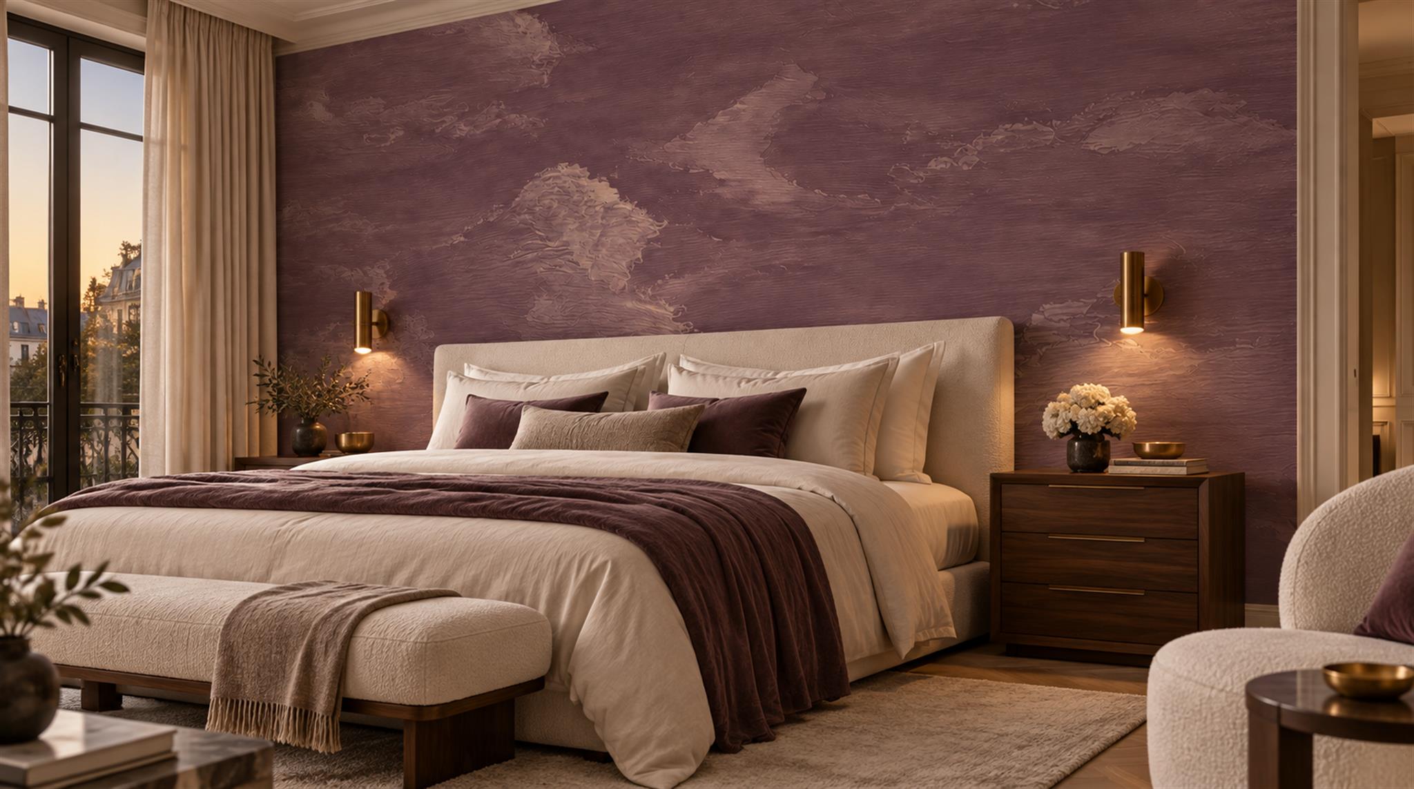 Neutral Soft Cloudscape Wallpaper Mural Main