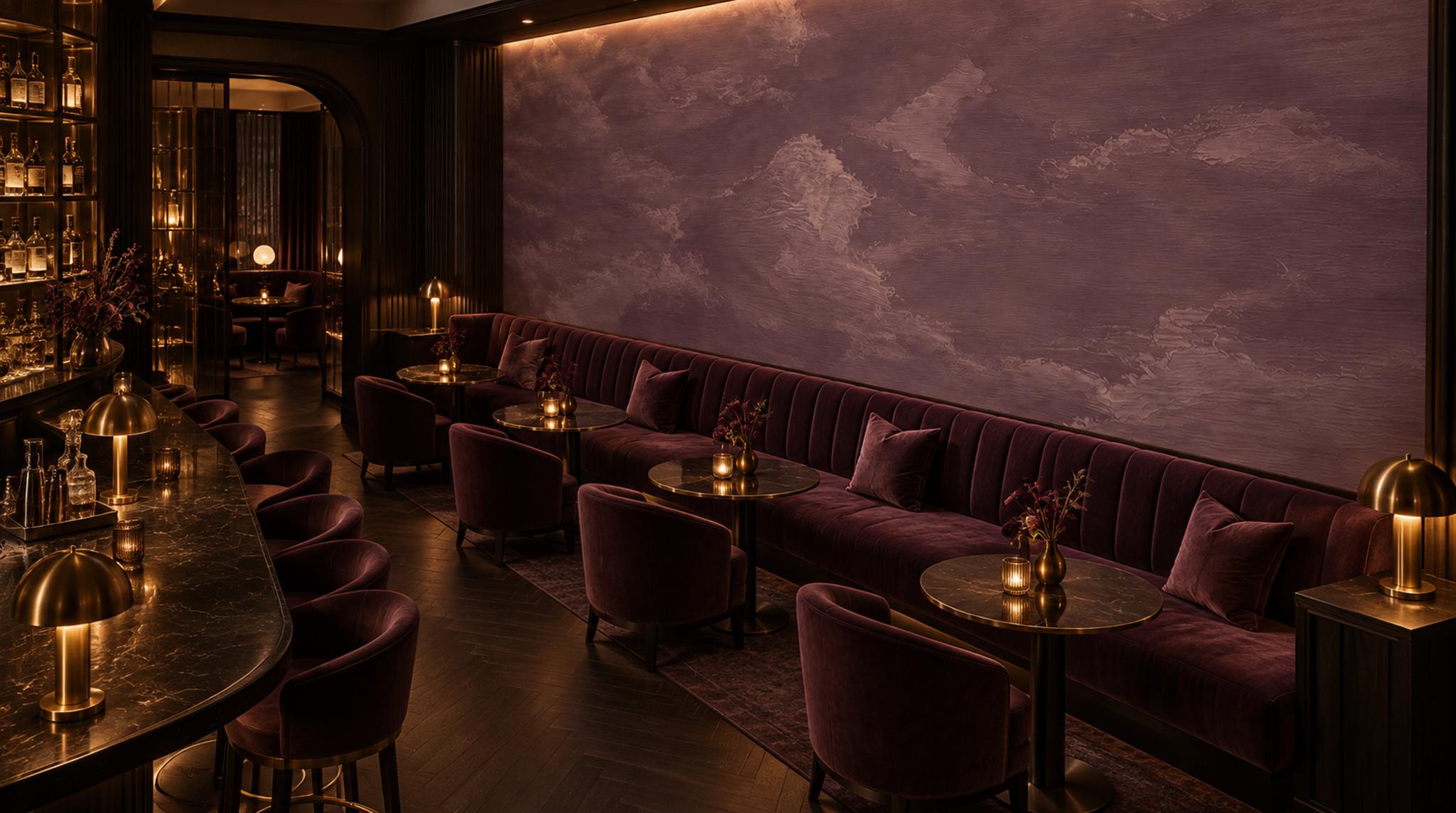 Neutral Soft Cloudscape Wallpaper Mural Scene