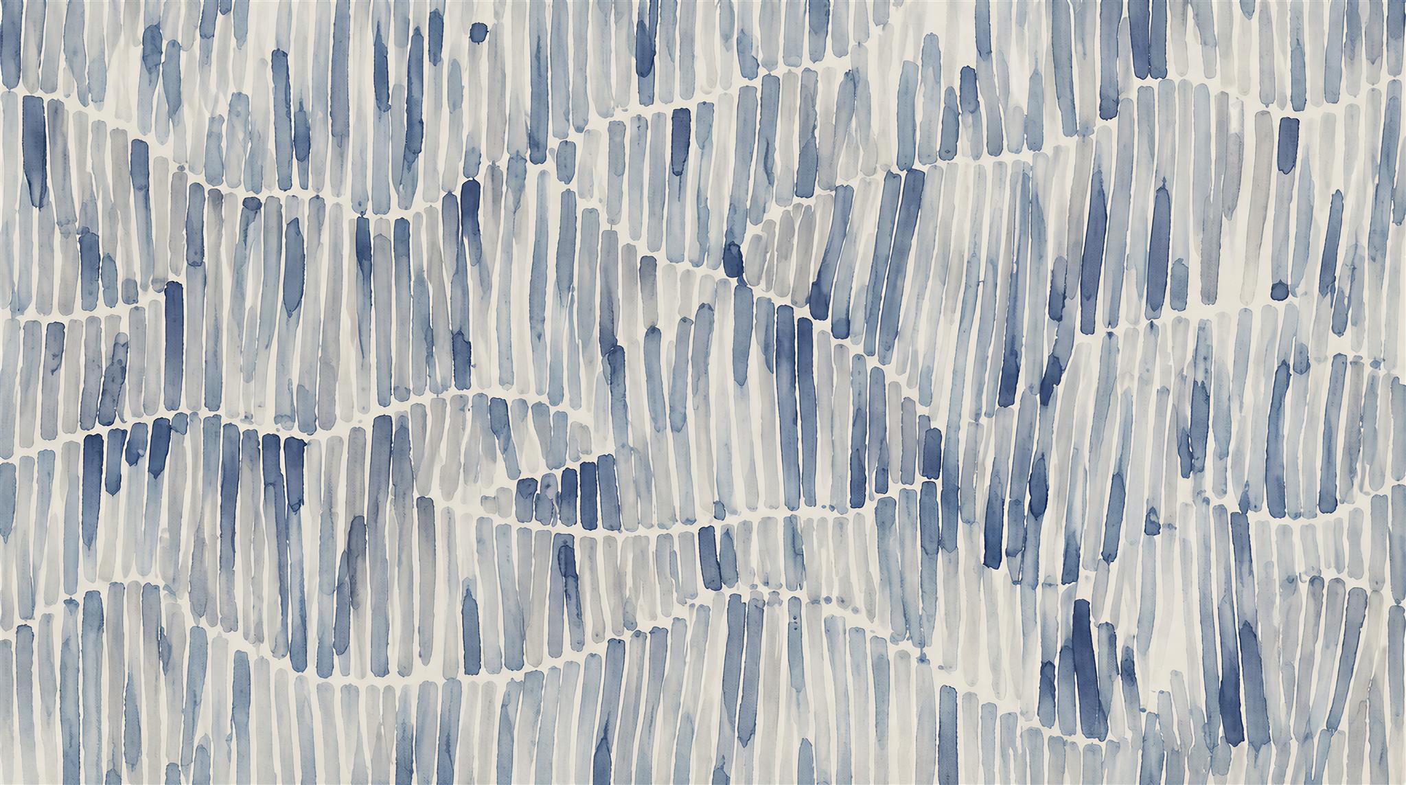 Blue Decorative Wall Art Wallpaper Mural Main