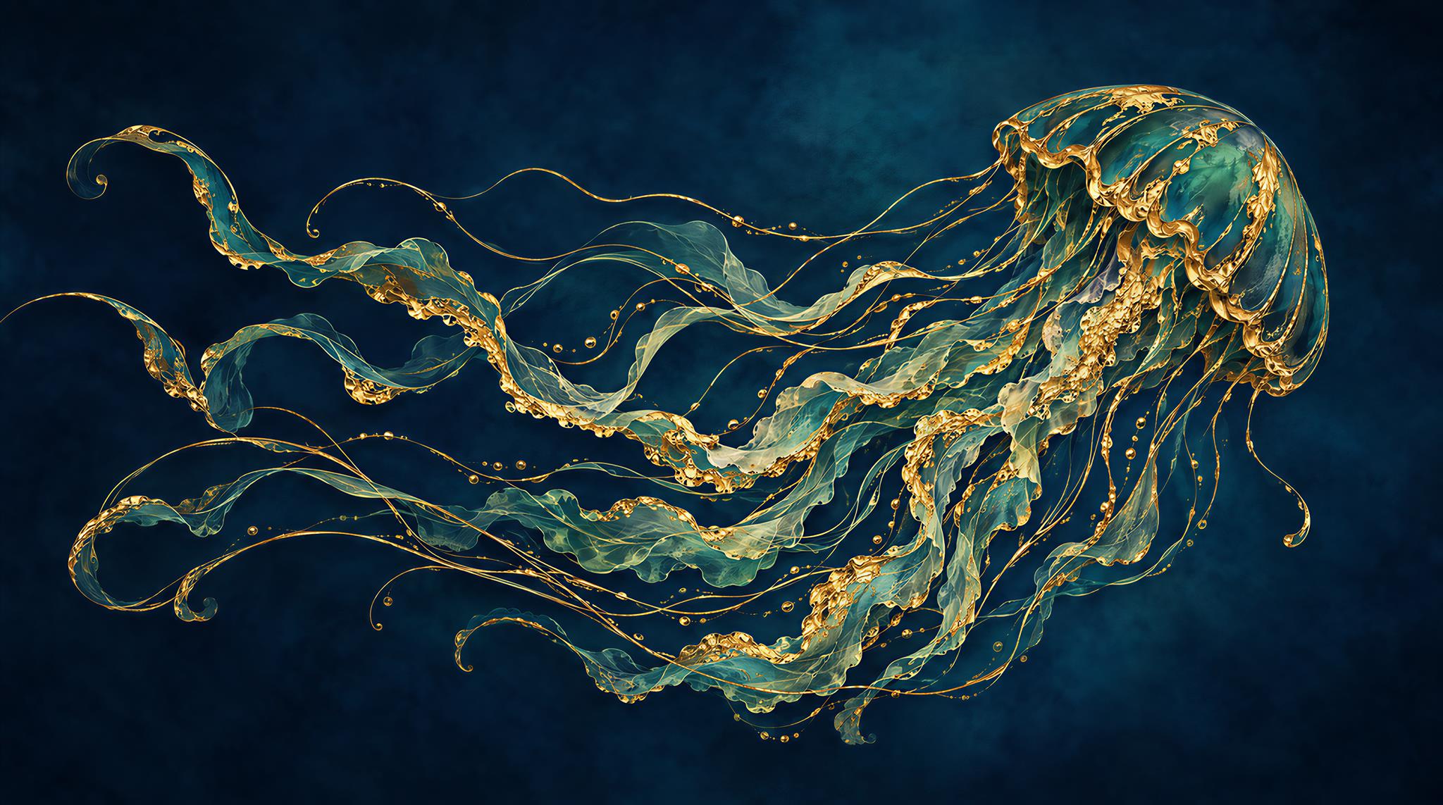 Navy Decorative Wall Art Wallpaper Mural Main