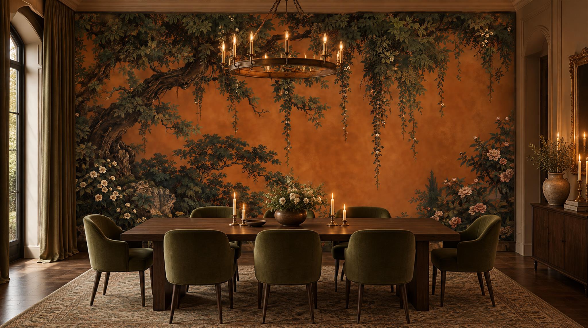Neutral Decorative Wall Art Wallpaper Mural Main