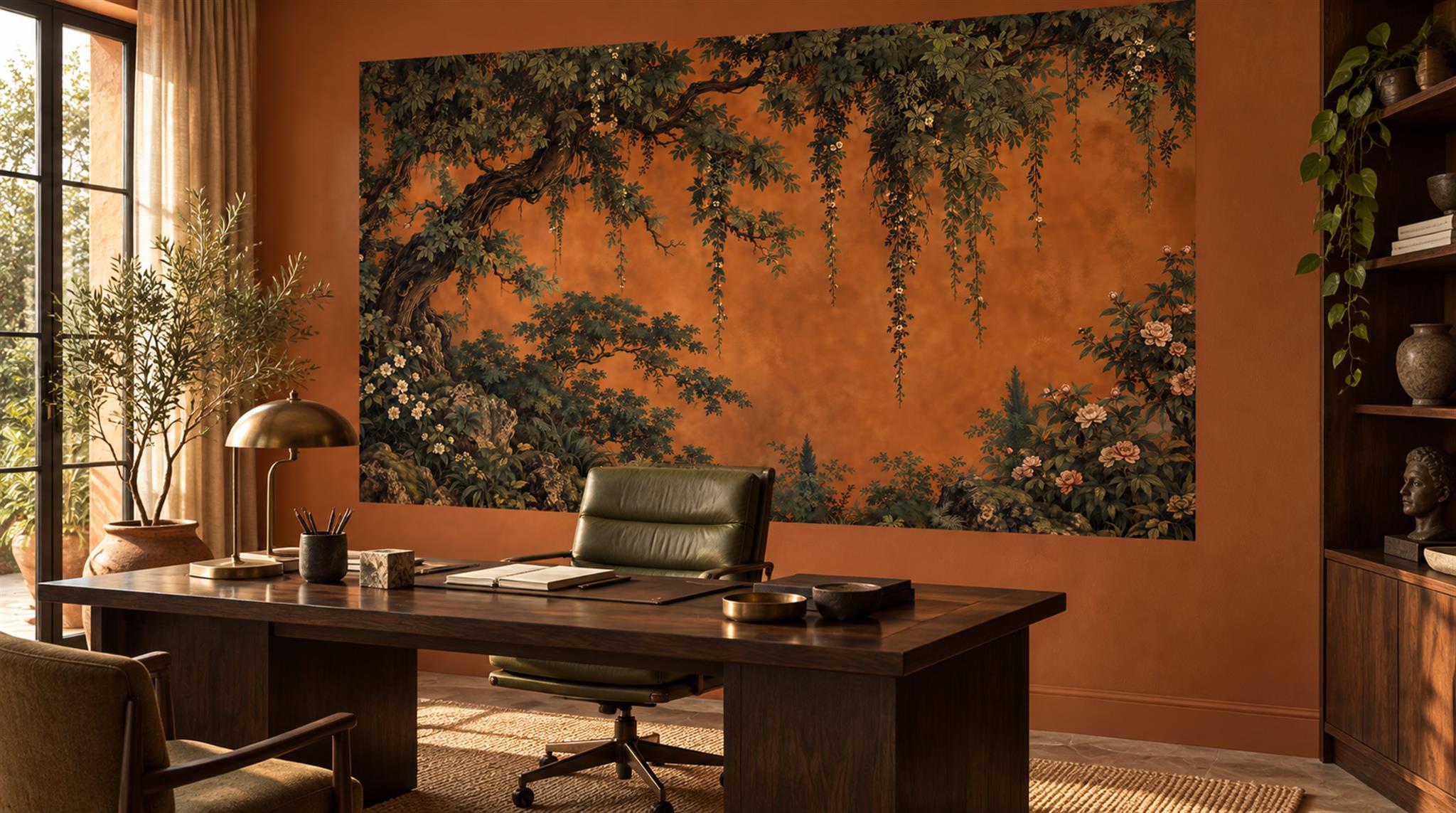 Neutral Decorative Wall Art Wallpaper Mural Scene
