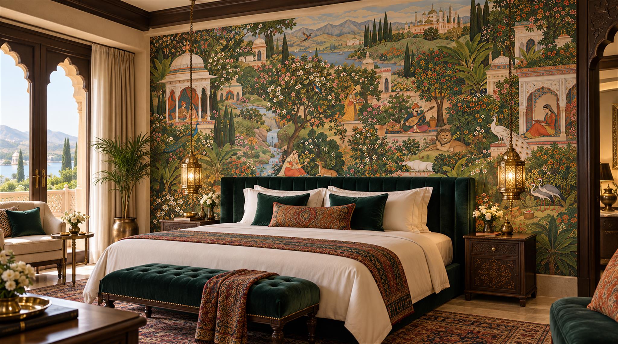 Neutral Decorative Wall Art Wallpaper Mural Scene