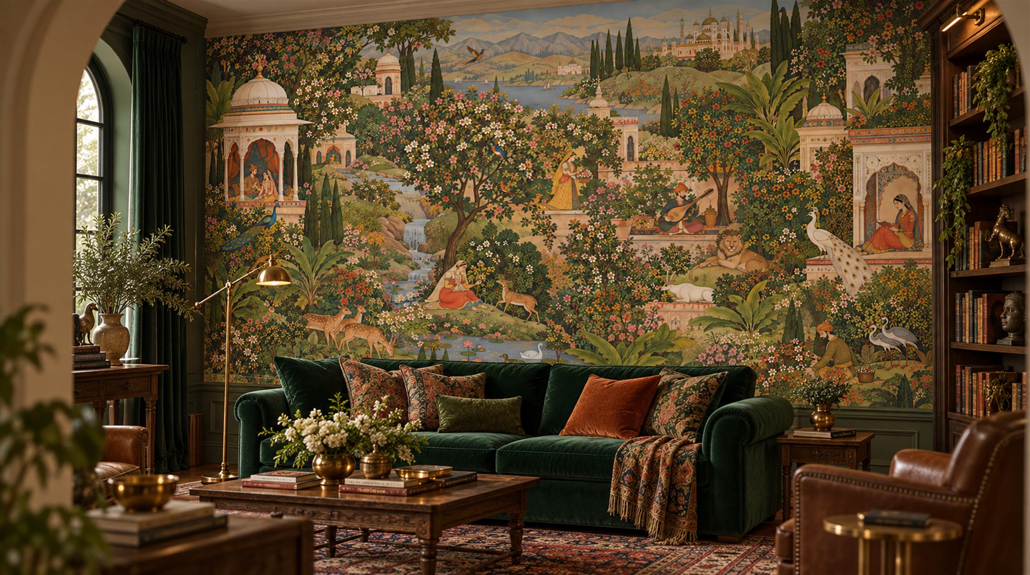 Neutral Decorative Wall Art Wallpaper Mural Scene