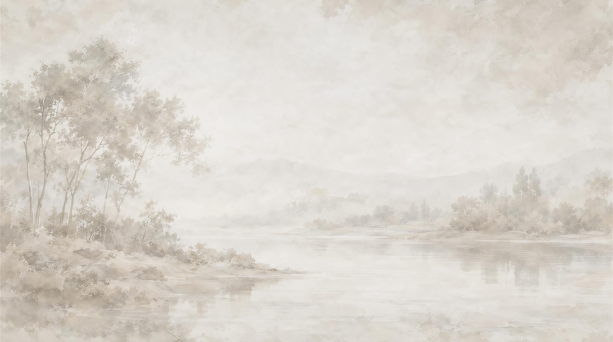 Ivory Decorative Wall Art Wallpaper Mural Main