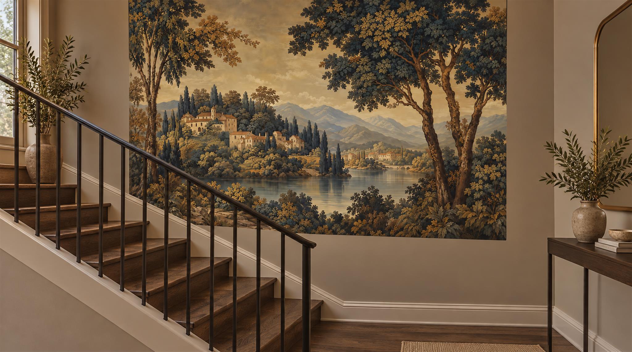 Sepia Decorative Wall Art Wallpaper Mural Scene