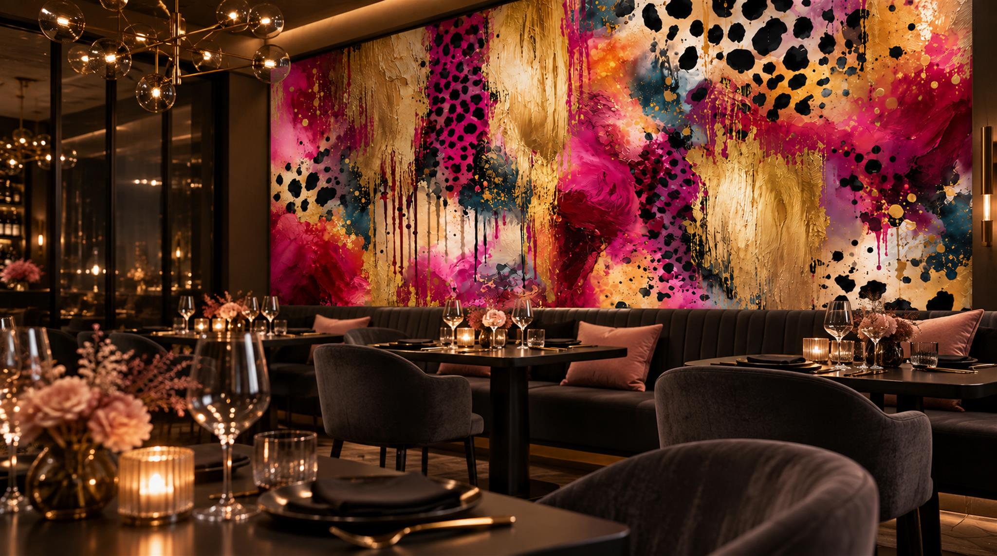 Neutral Decorative Wall Art Wallpaper Mural Scene
