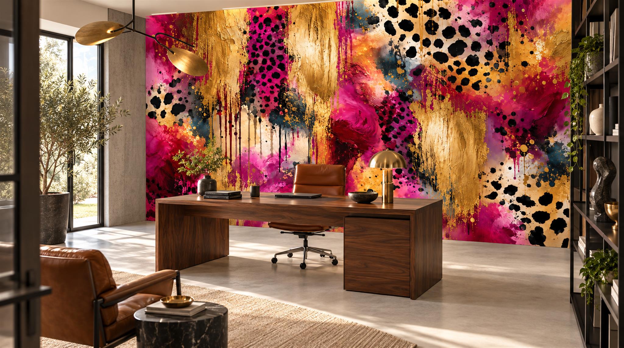 Neutral Decorative Wall Art Wallpaper Mural Scene