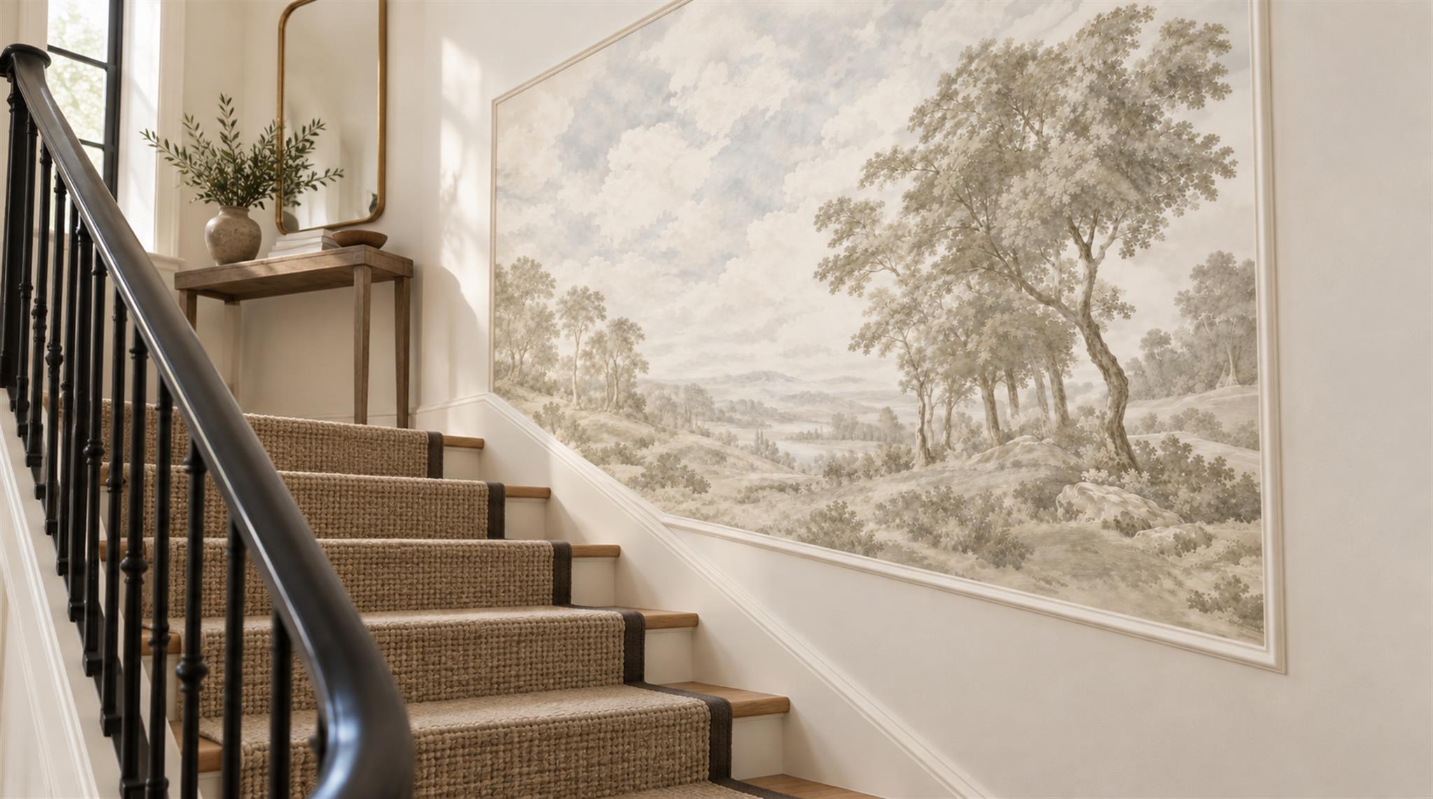 Ivory Decorative Wall Art Wallpaper Mural Scene