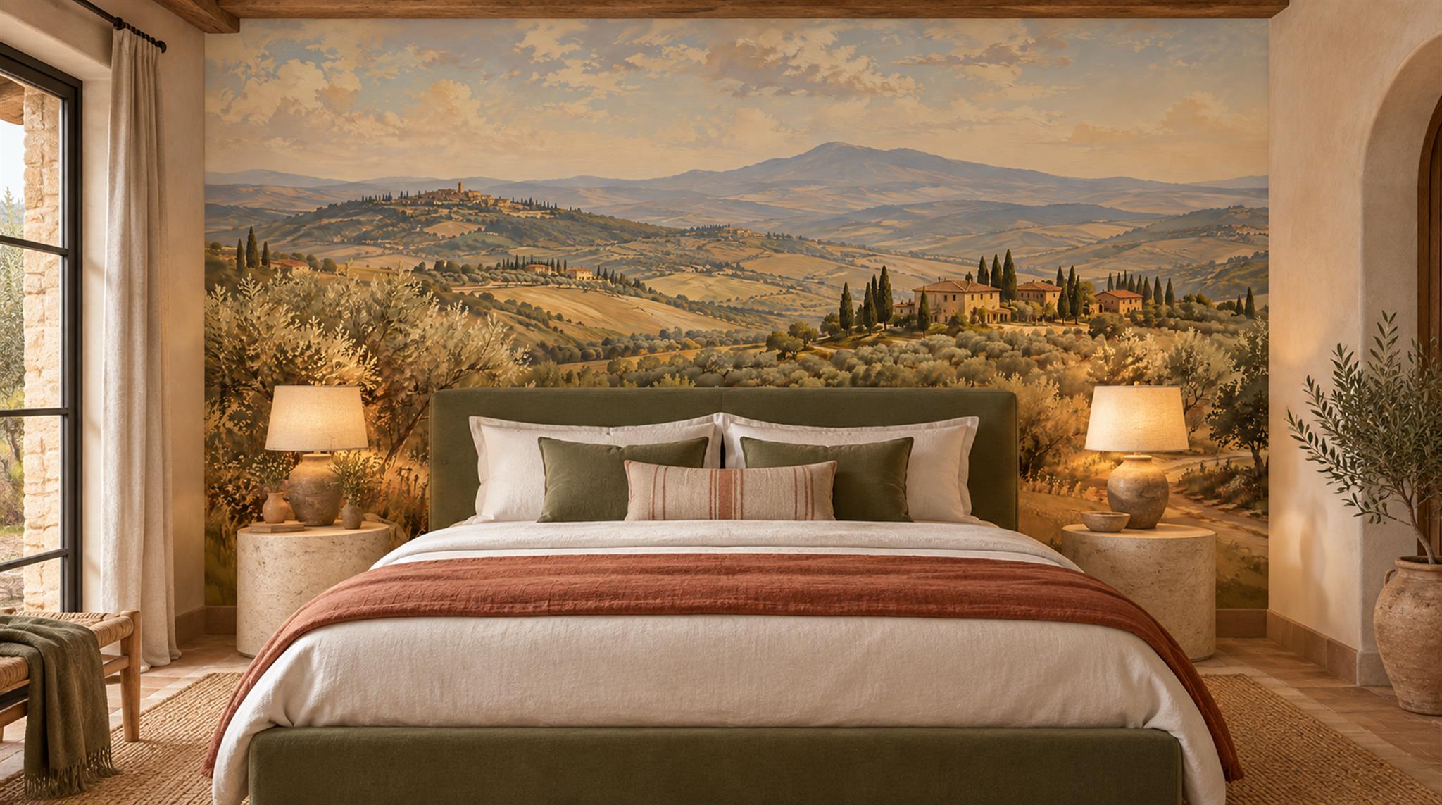 Gold Decorative Wall Art Wallpaper Mural Scene