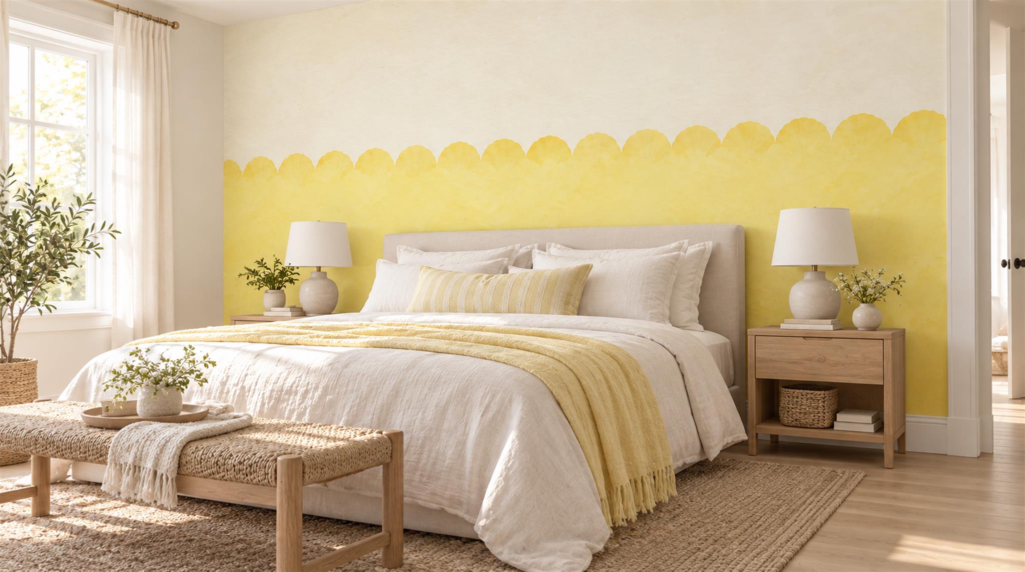 Gold Decorative Wall Art Wallpaper Mural