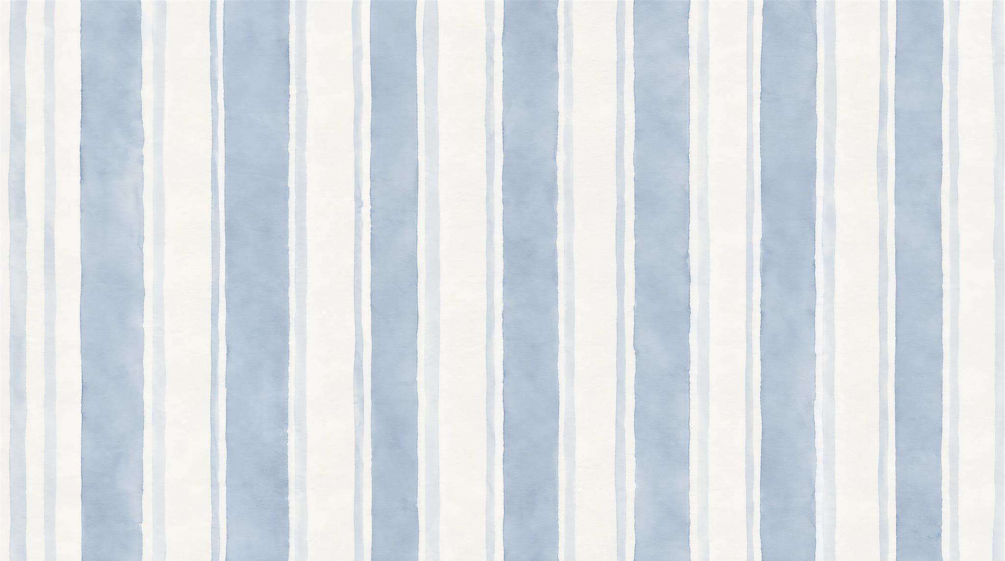 Blue Striped Geometry Wallpaper Mural Main